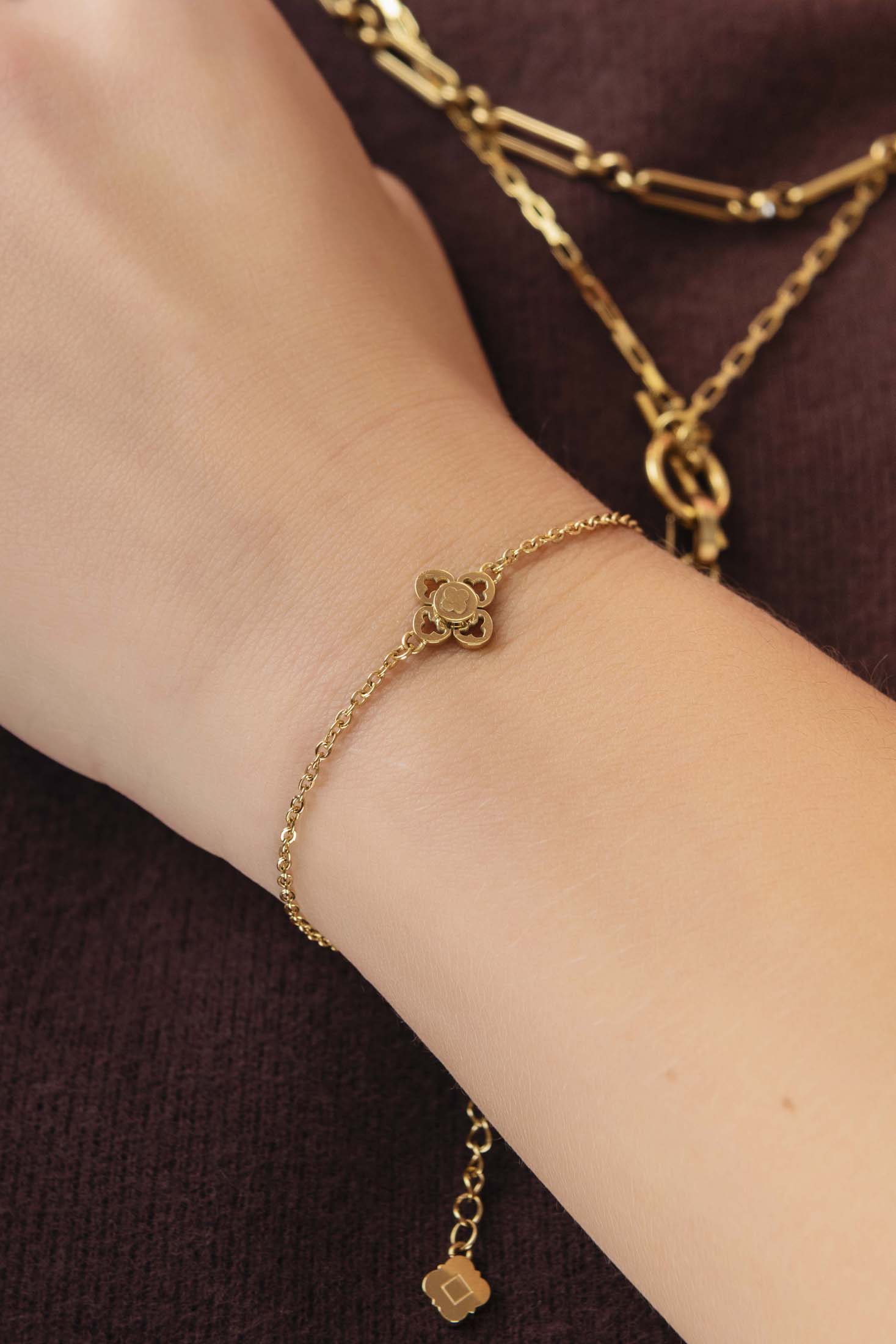 Maltese Tile Chain Bracelet