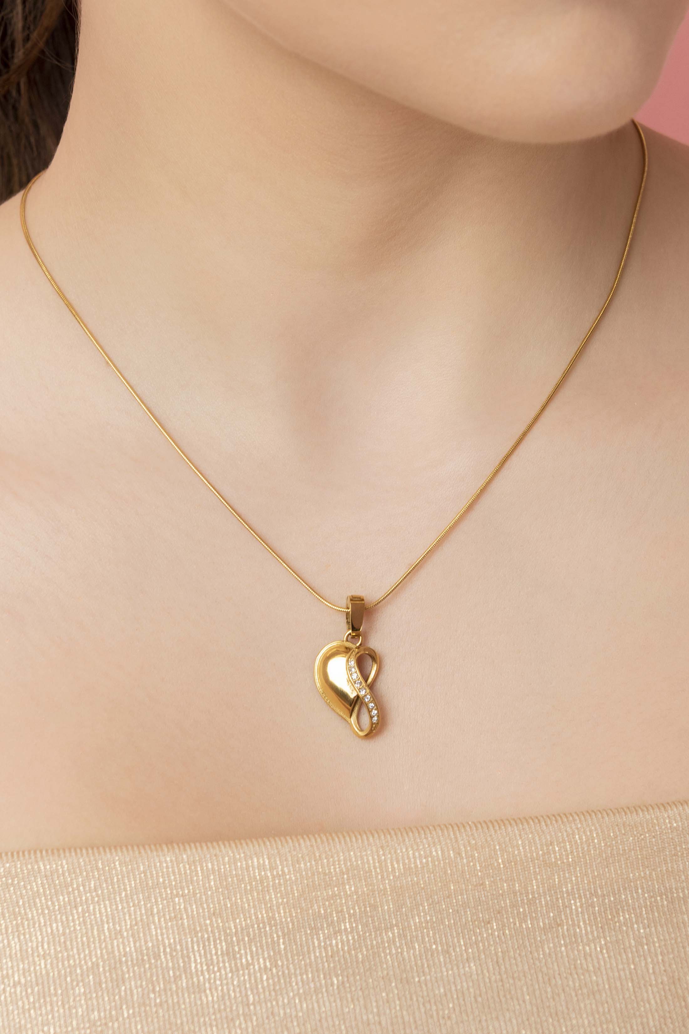 Infinity Side By Side Left Pendant