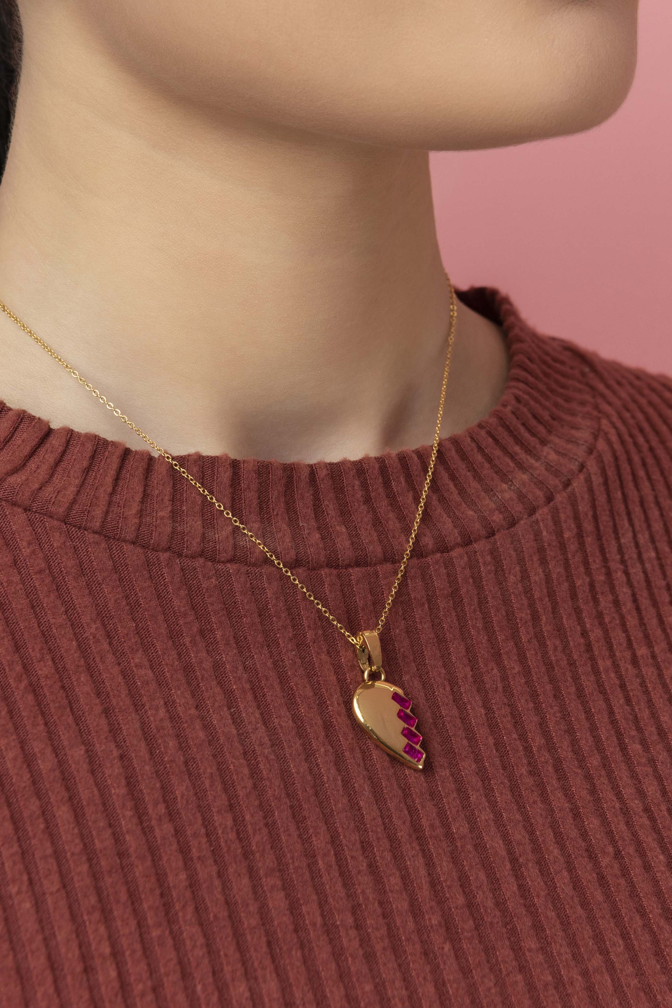 Sisters Side By Side Left Pendant