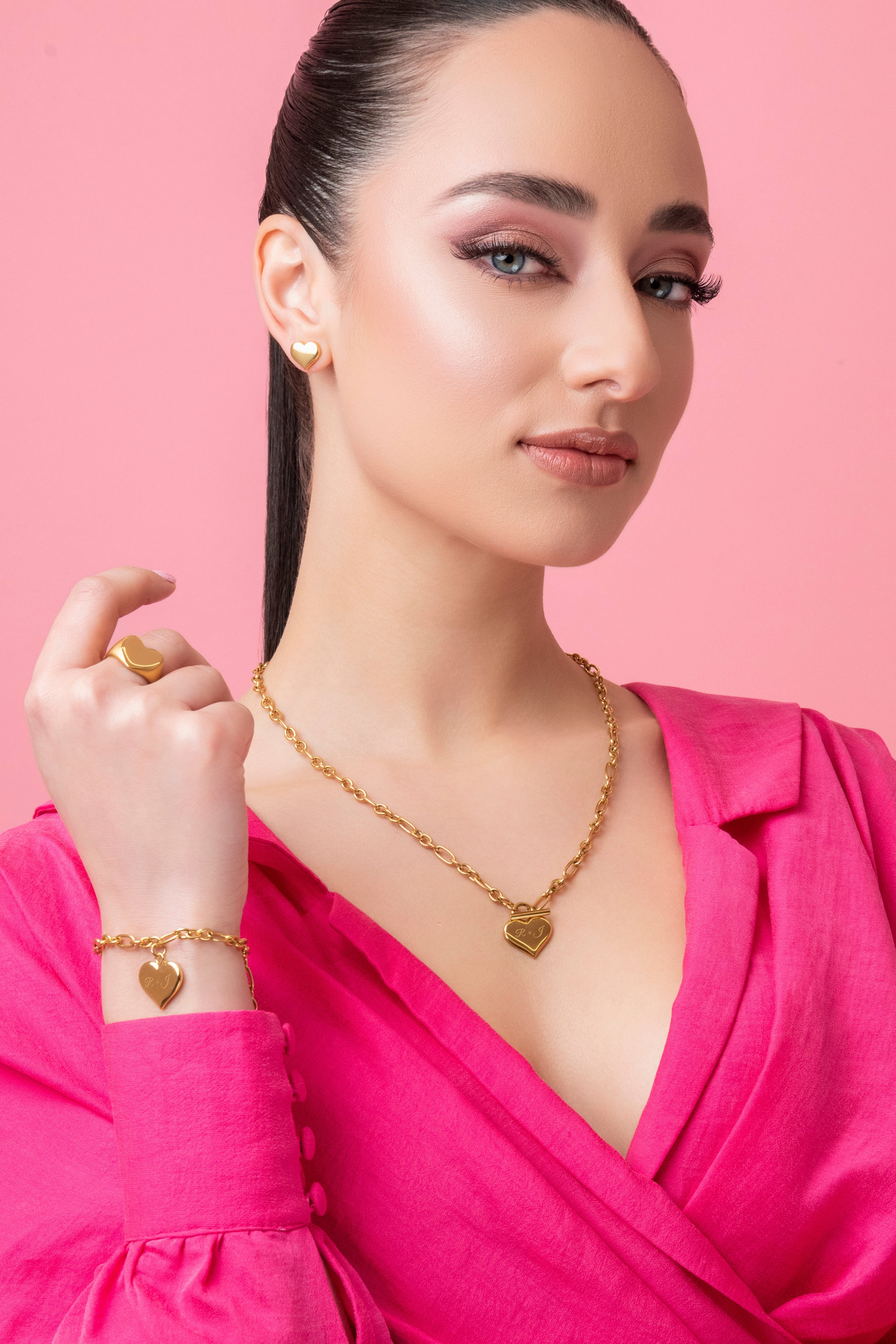 Engravable Heart of Gold Necklace