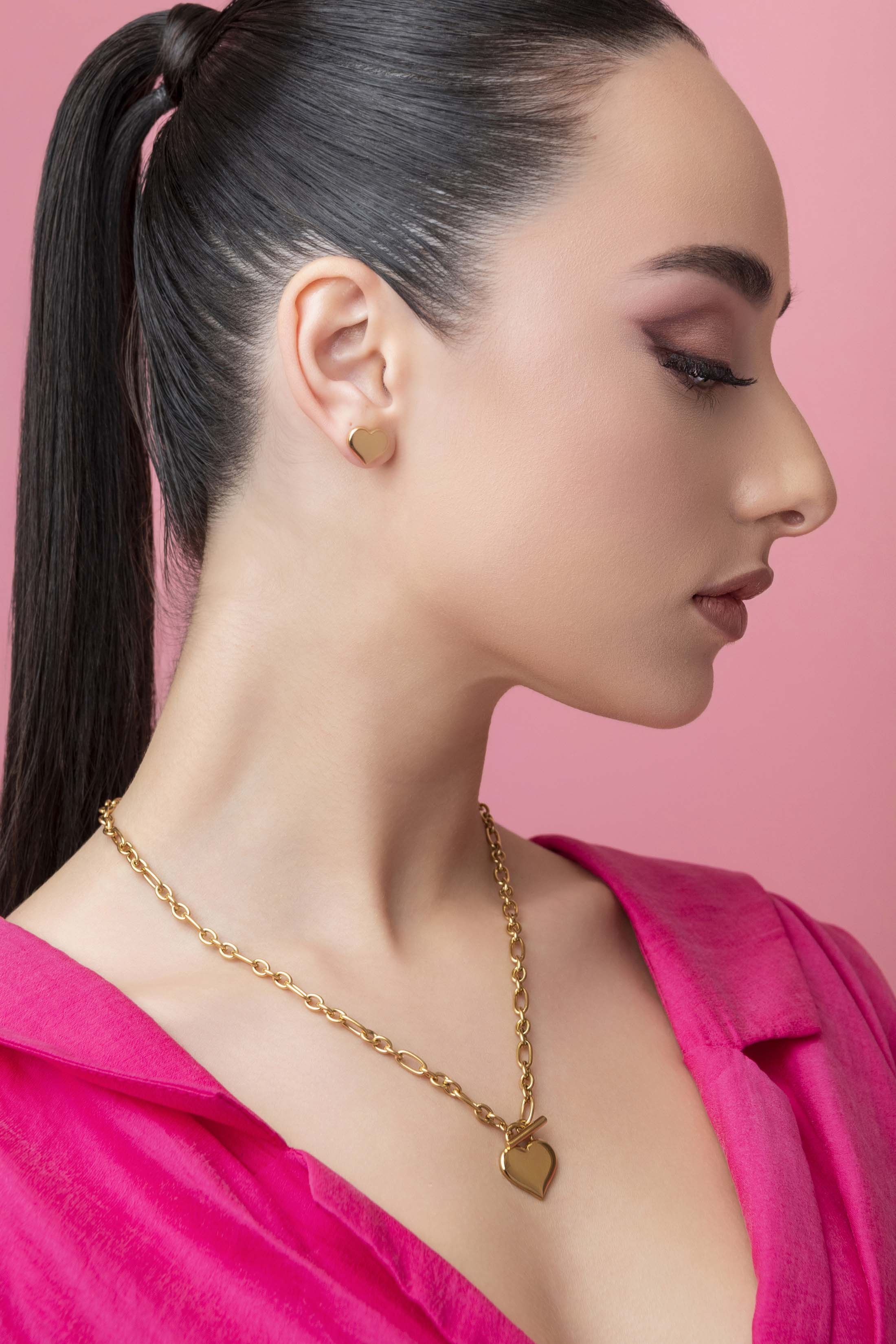 Engravable Heart of Gold Necklace