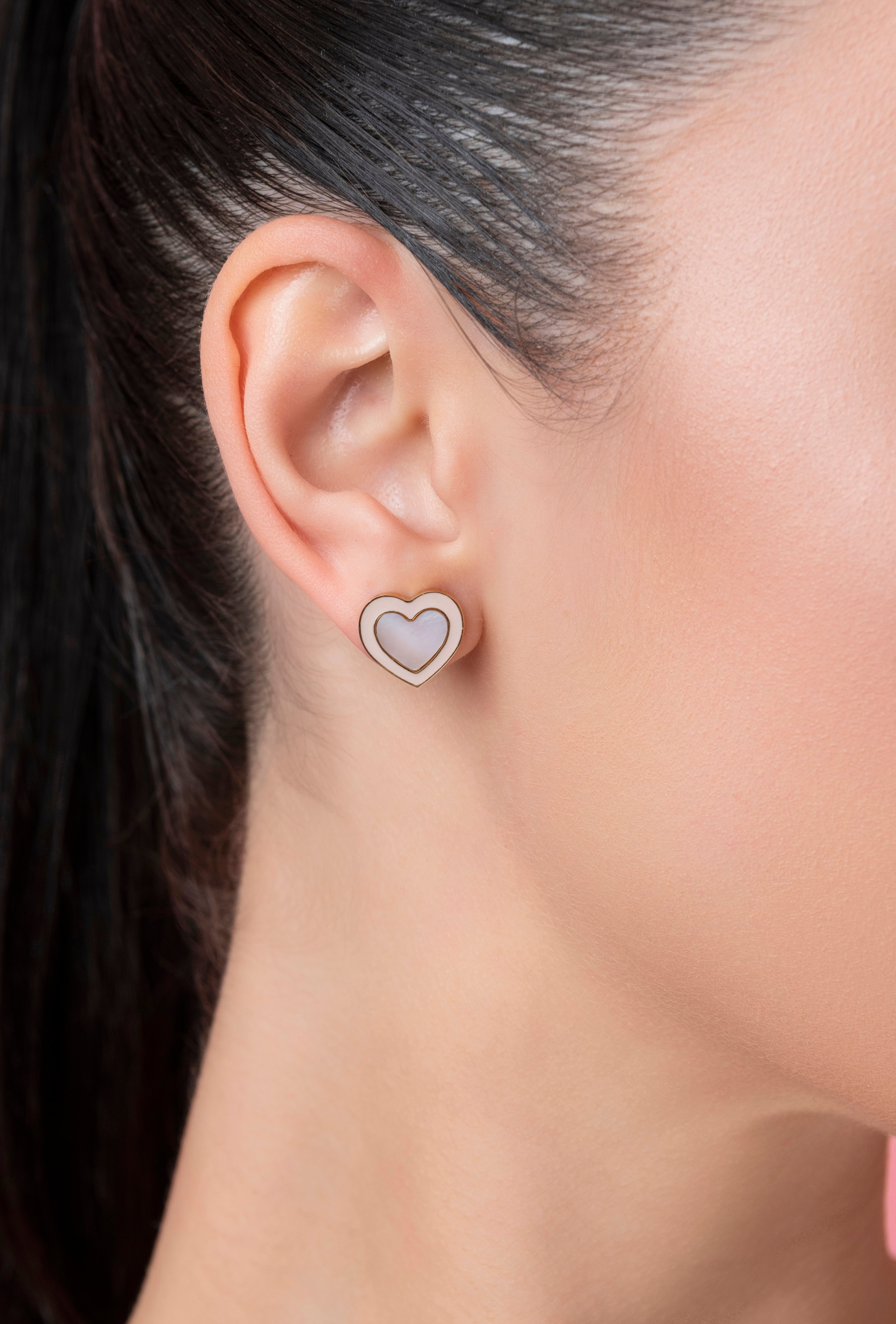 Love Stud Earring Set