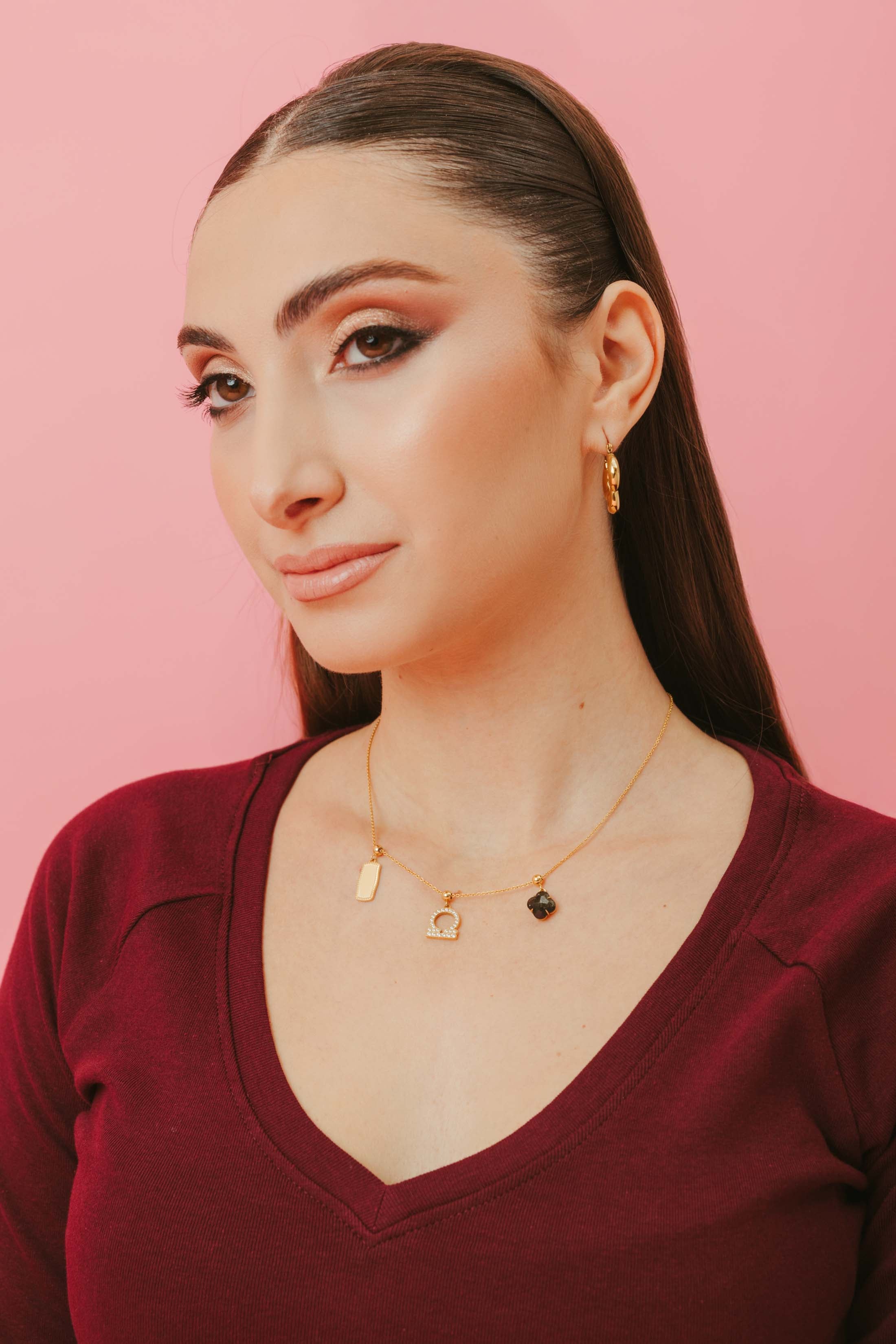 Petite Chain Necklace with Adjustable Toggle