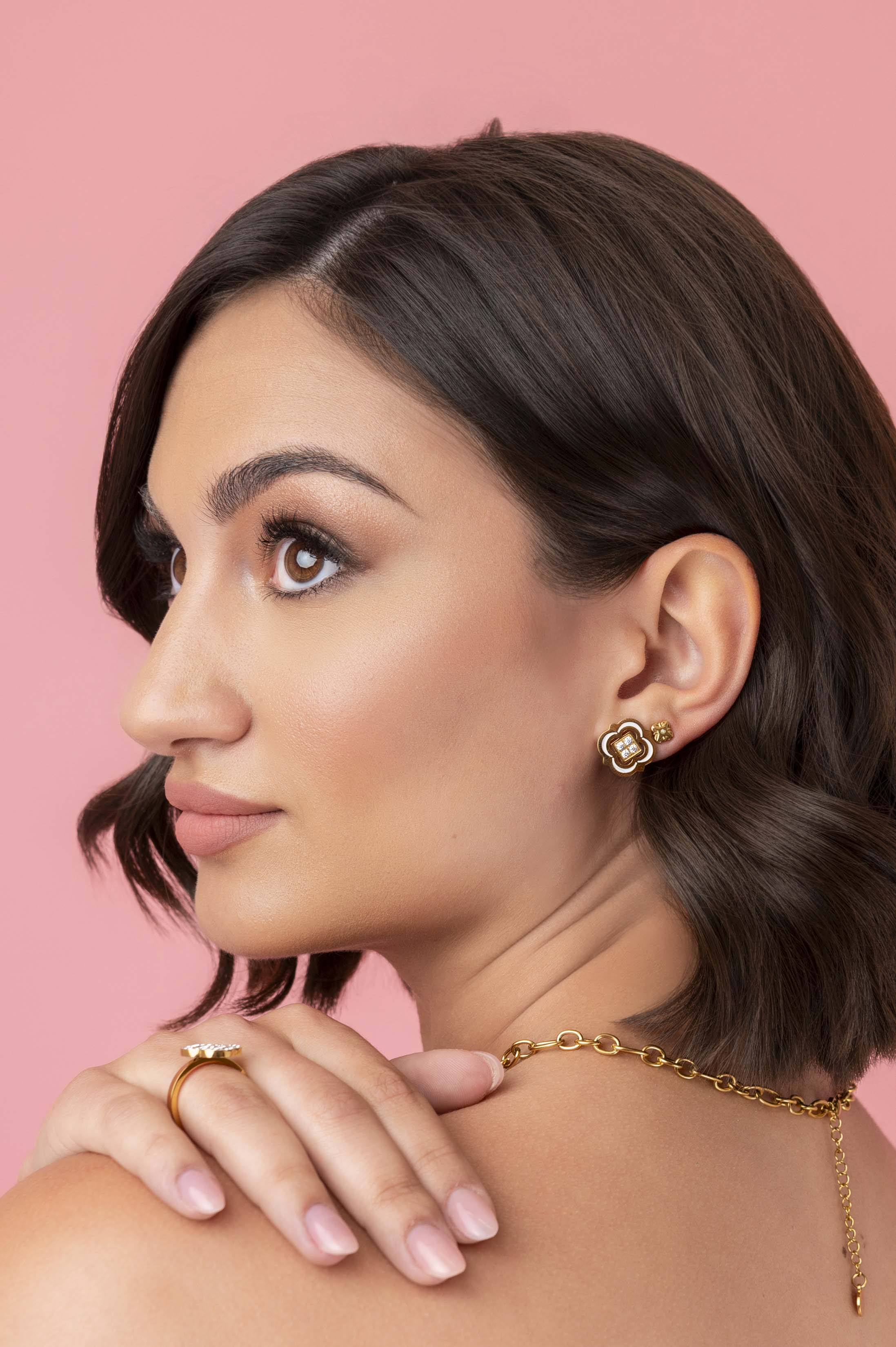 Petite Zirconia Stud Earring Set