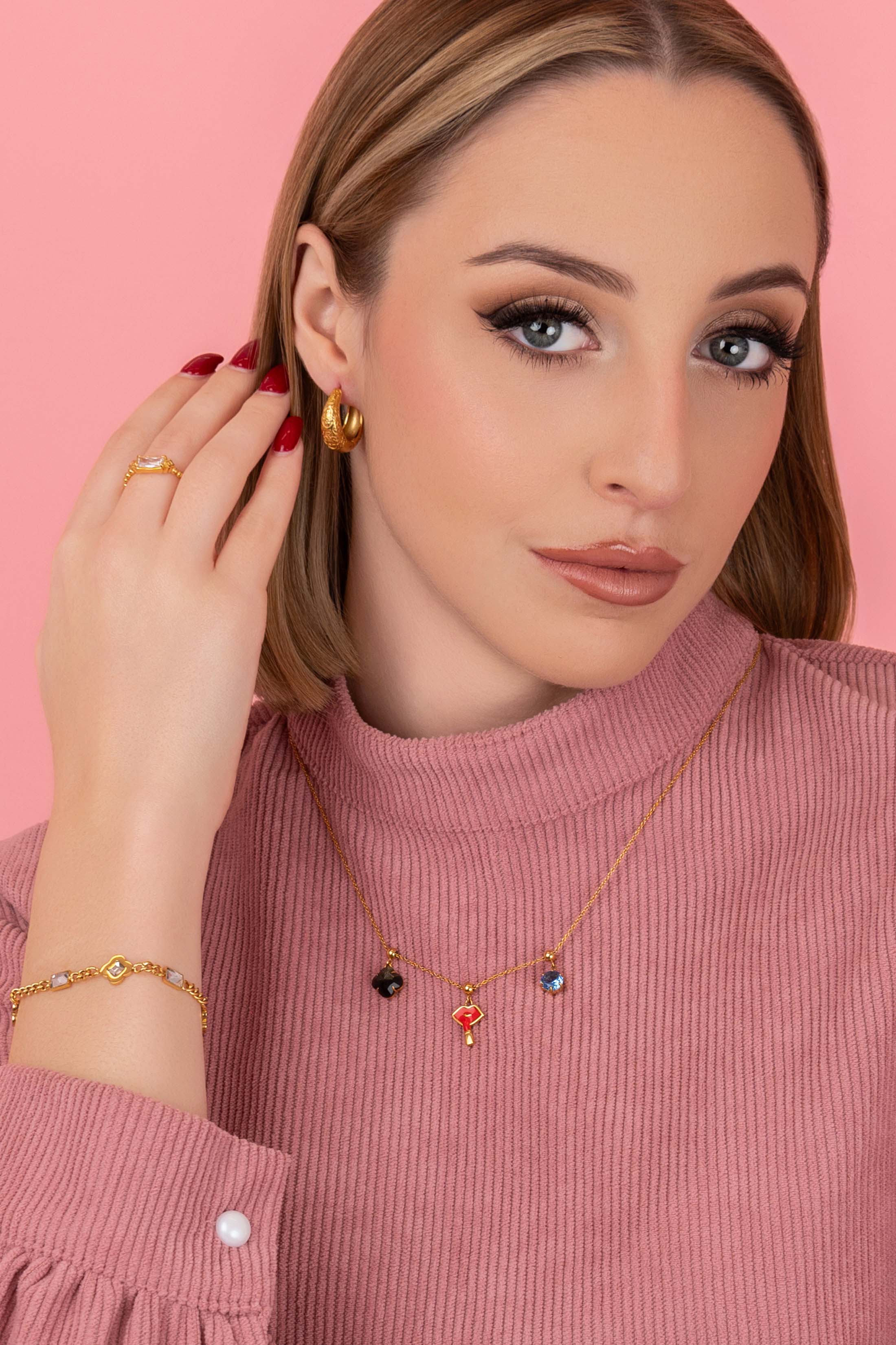 Birthstone Toggle Charm Pendant