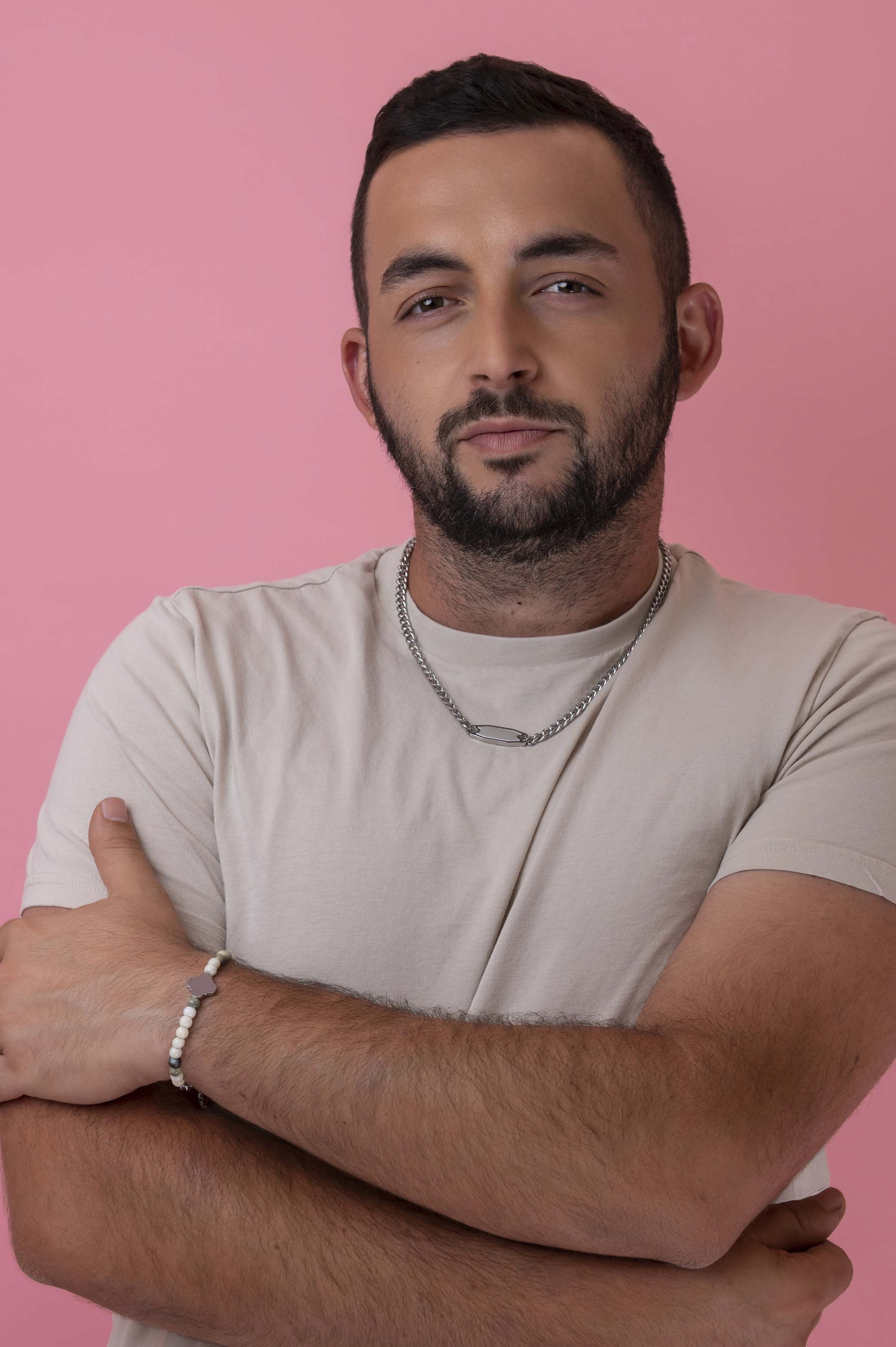 Engravable Earth Beaded Bracelet