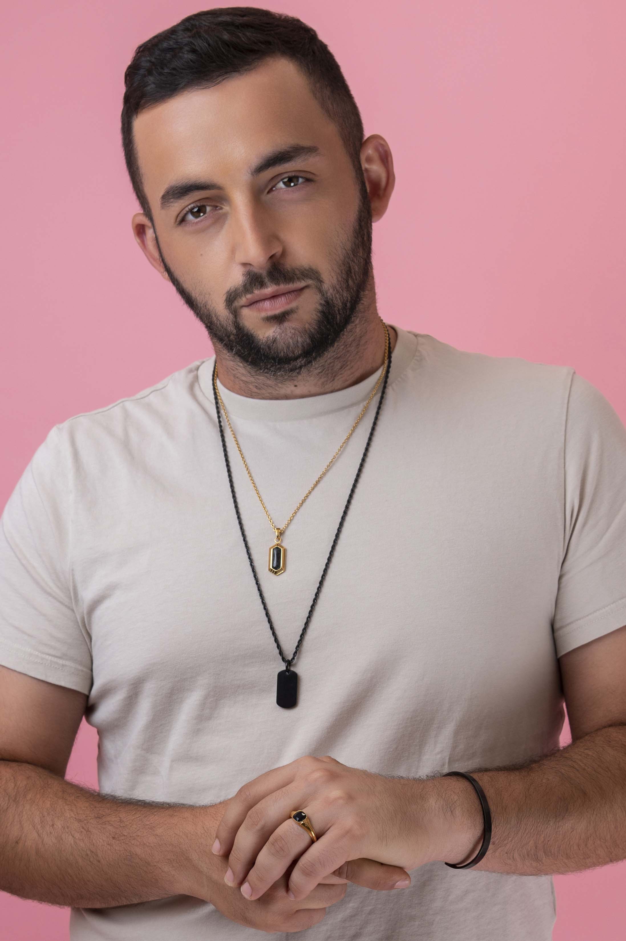 Black Zirconia Accent Ring