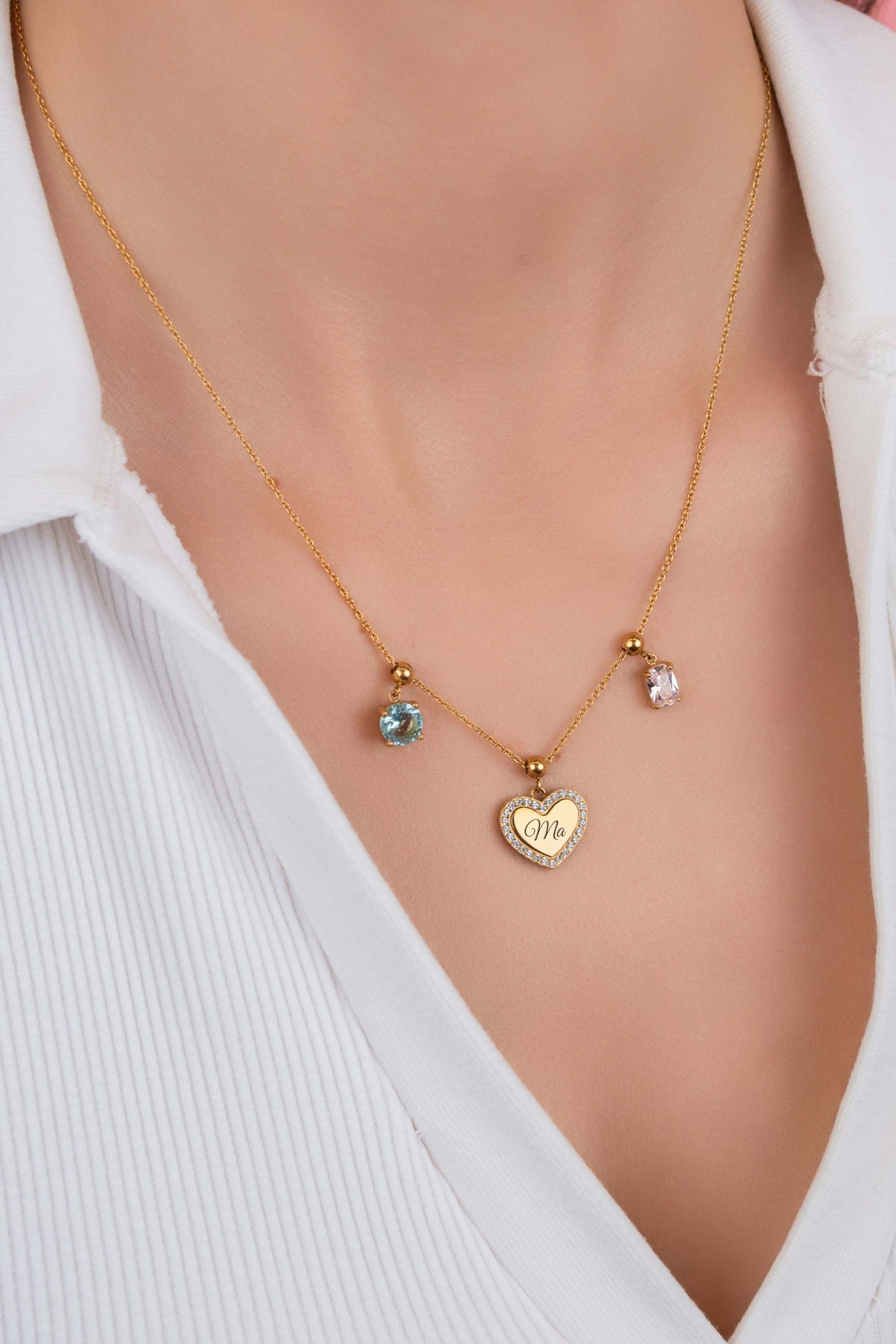 Qalbi Halo Valentine’s Toggle Charm Pendant