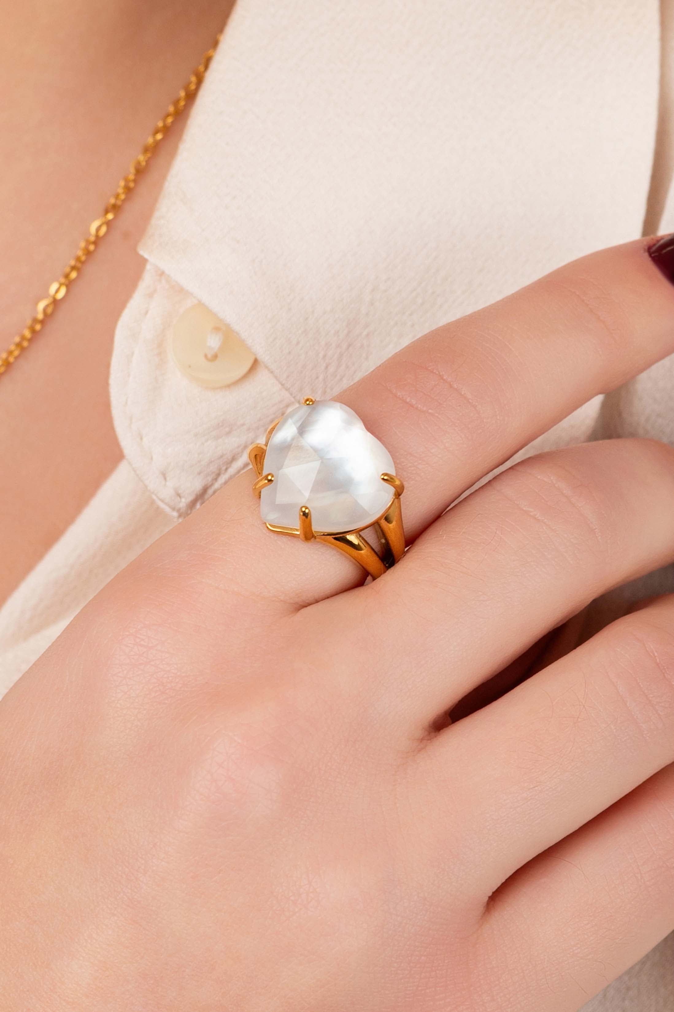 Stone Station Qalbi Ring & Bracelet Gift Set