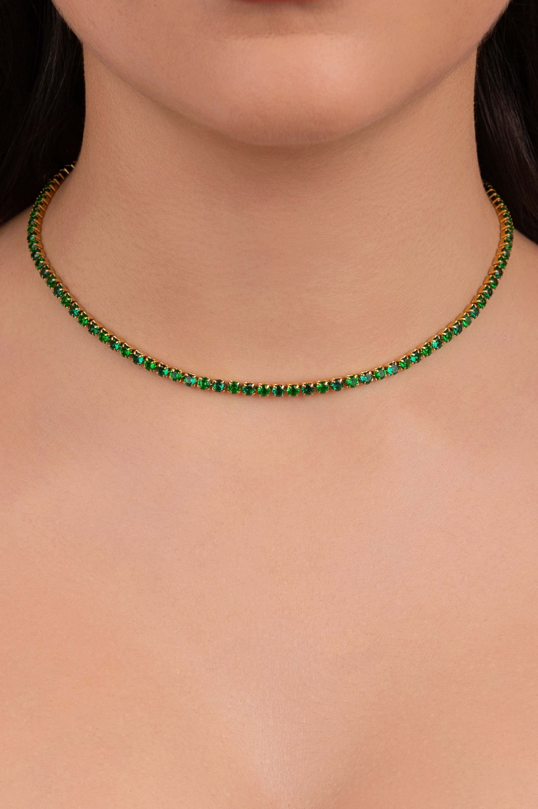 Tengħud Tennis Bracelet & Choker Gift Set