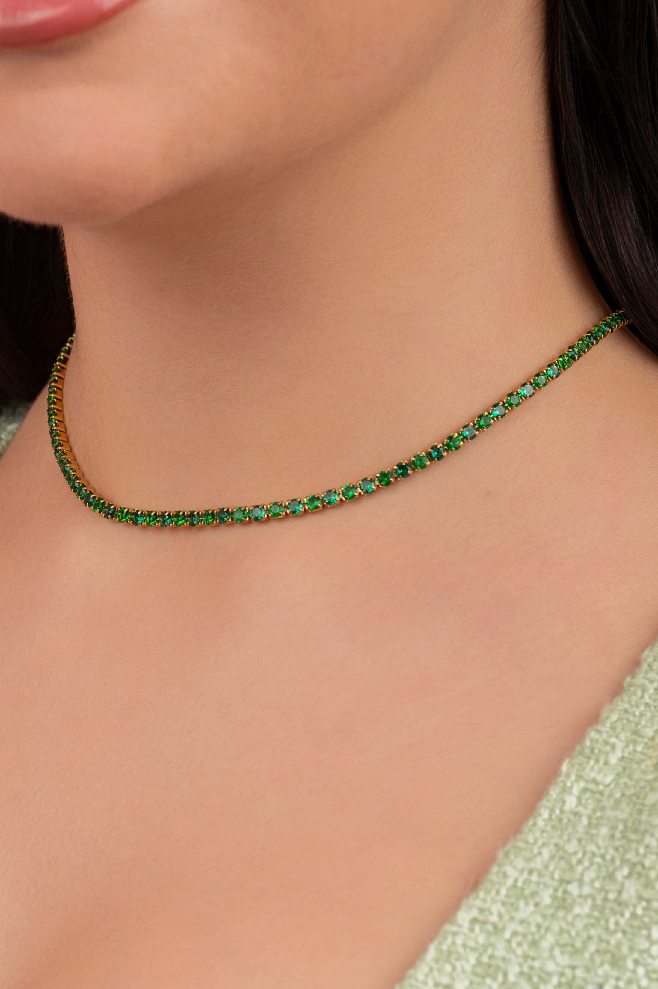 Tengħud Tennis Bracelet & Choker Gift Set