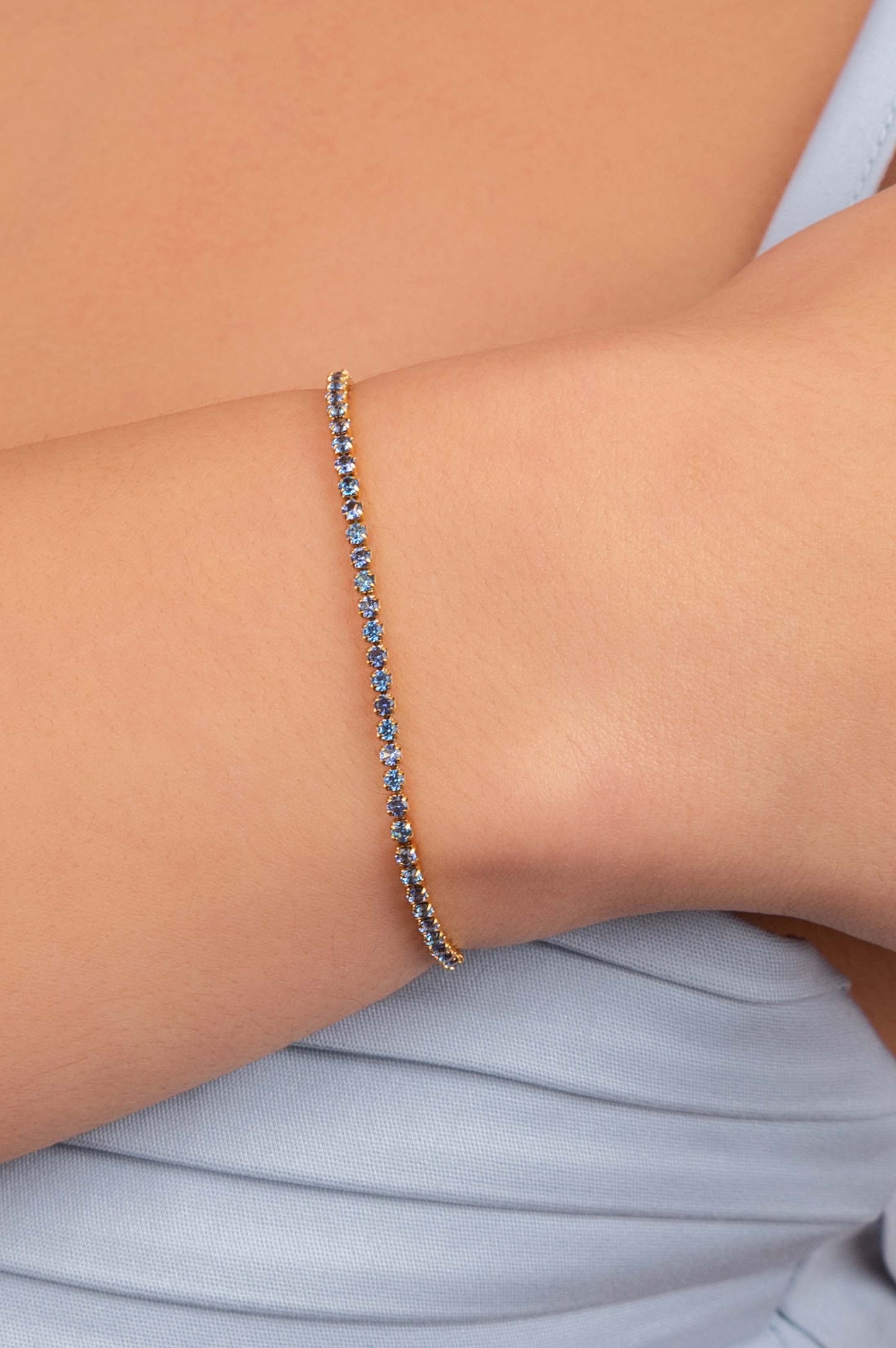 Pjombini Tennis Bracelet & Choker Gift Set