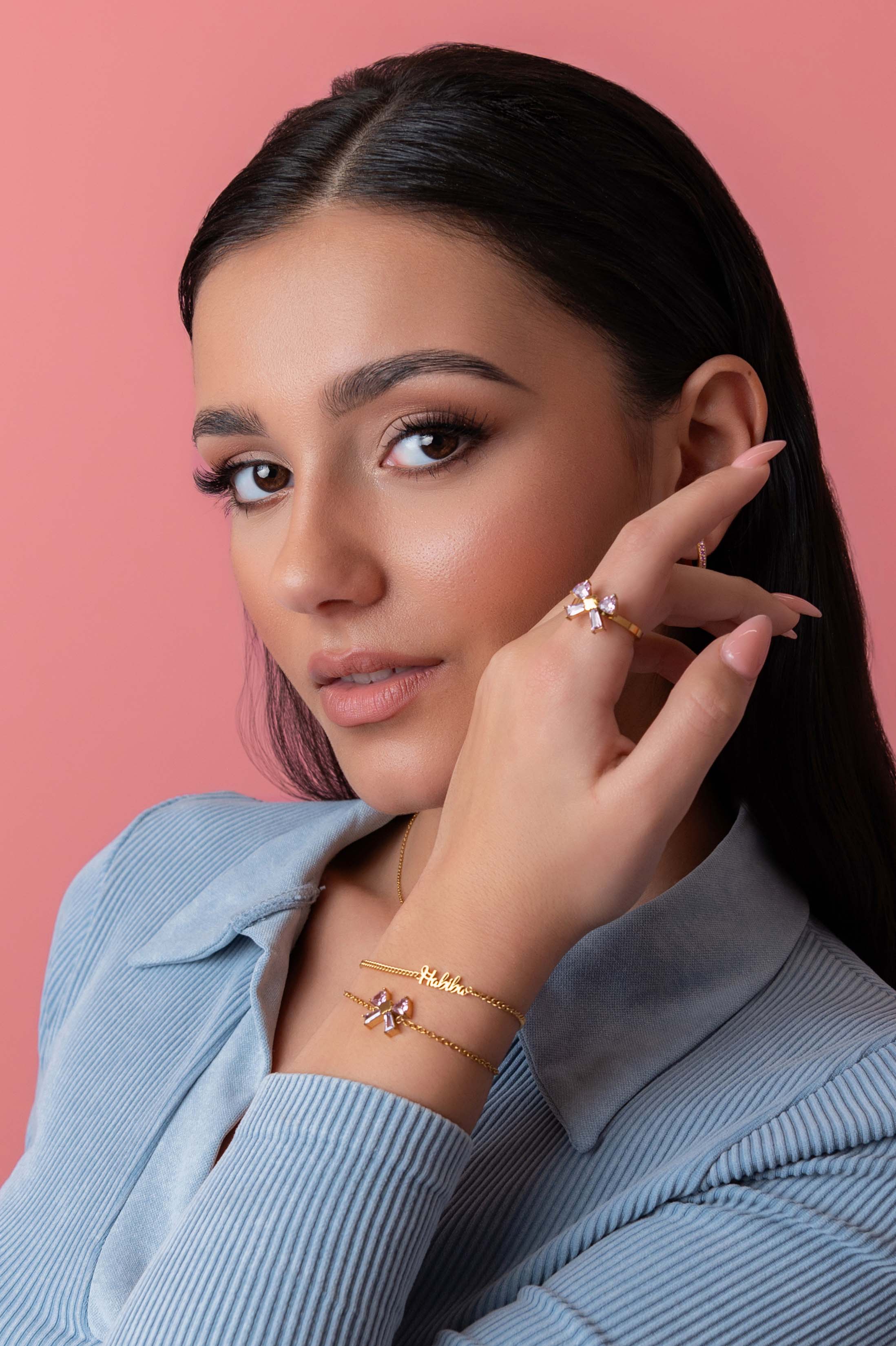 Ħabiba Cursive Bracelet