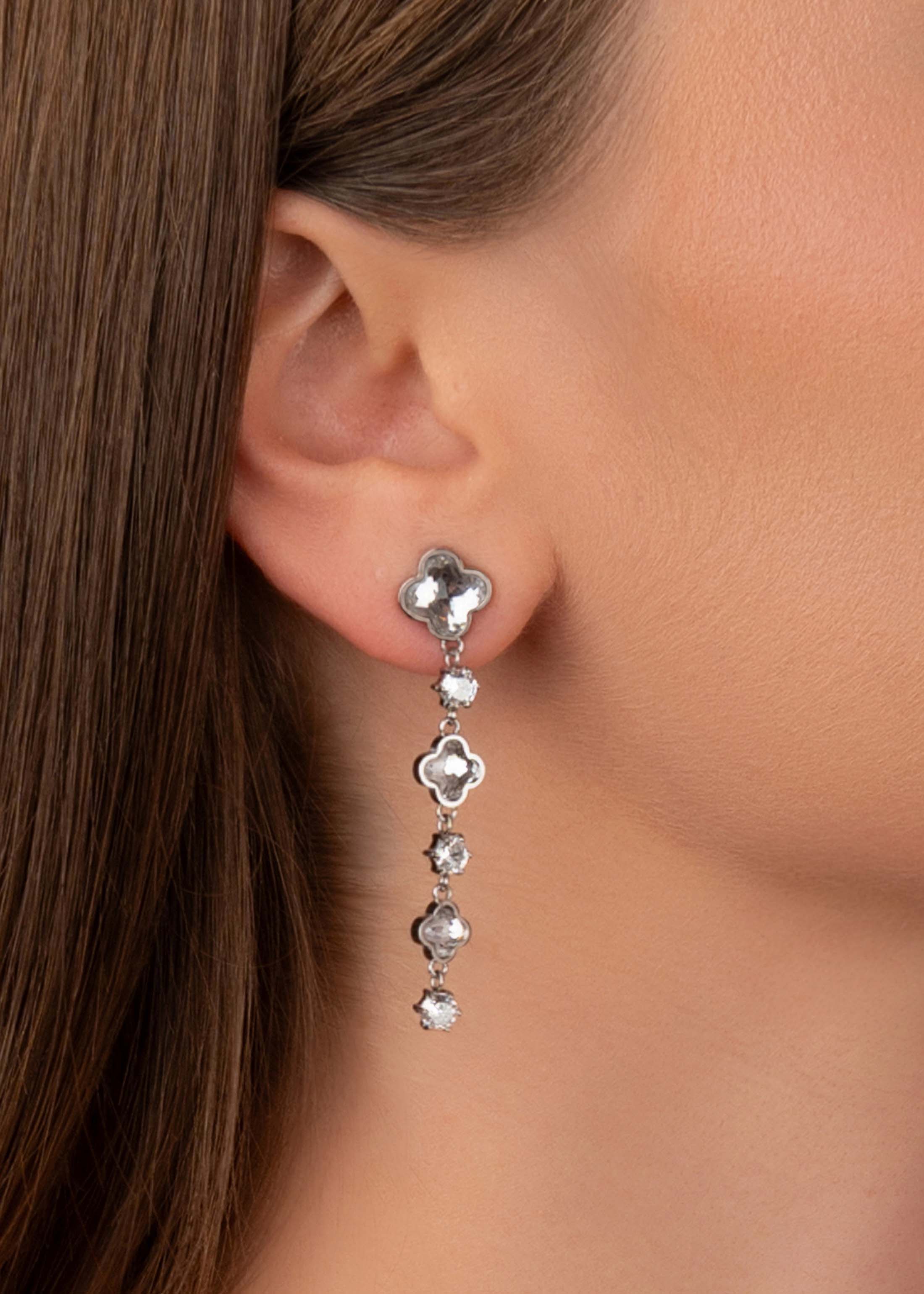 Sonata Brillantina Drop Stud Earring Set
