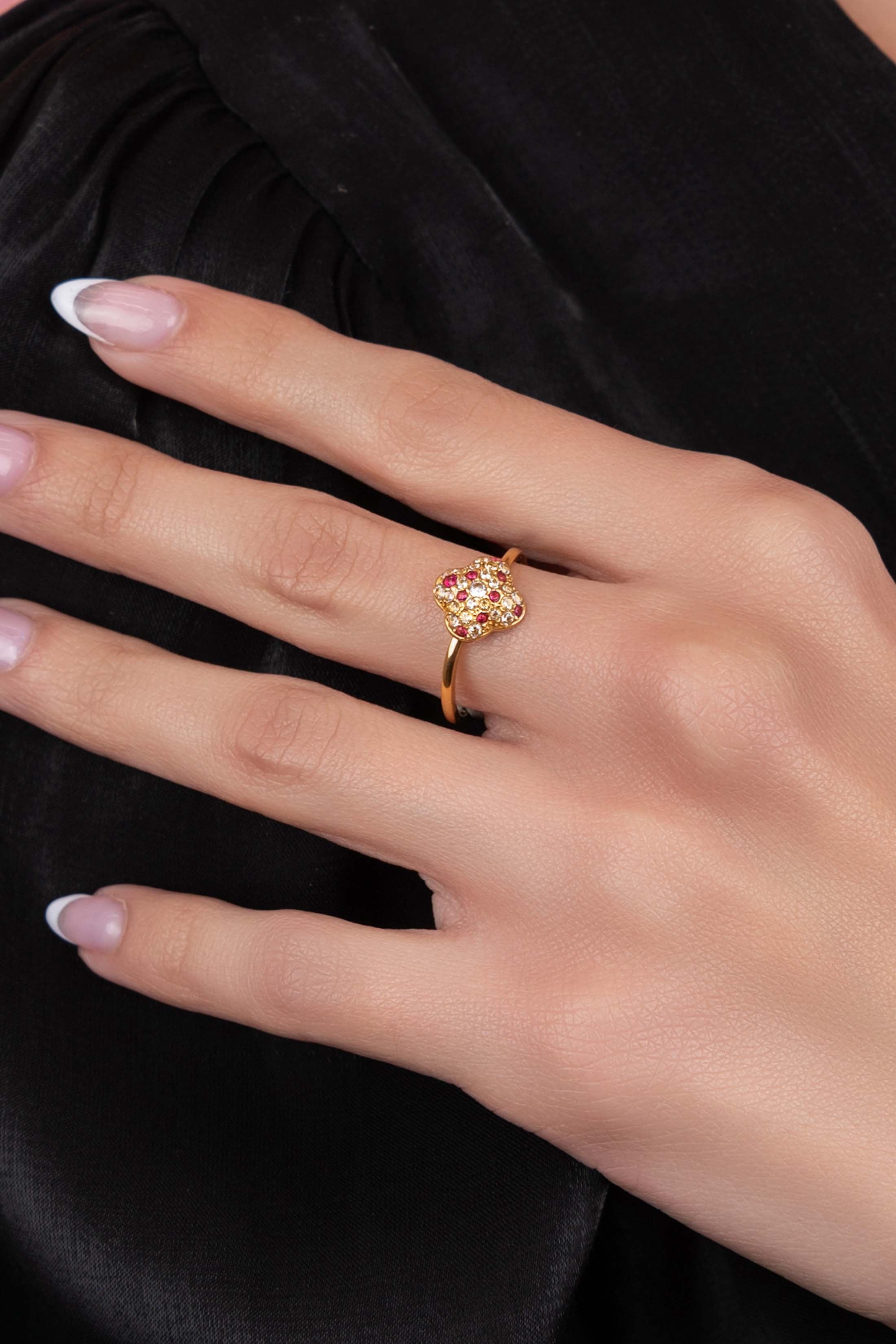 Pink Aurora Ring