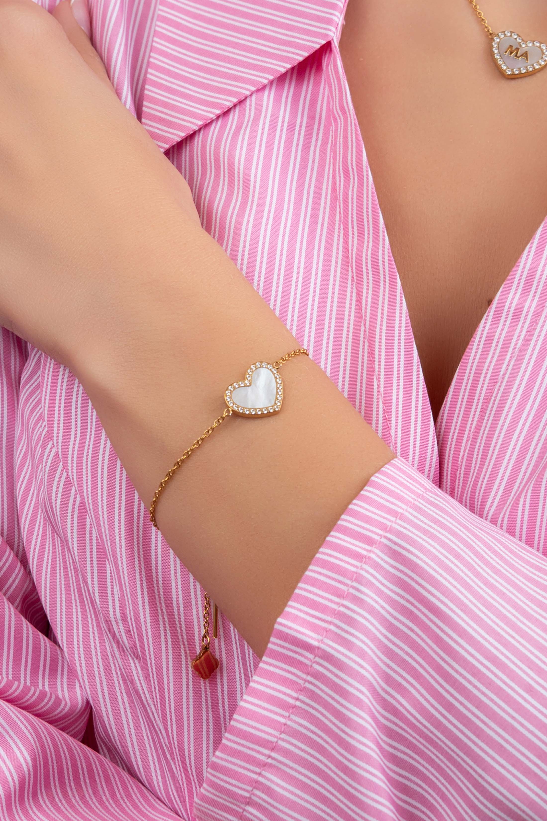 Qalbi Mother of Pearl Bracelet