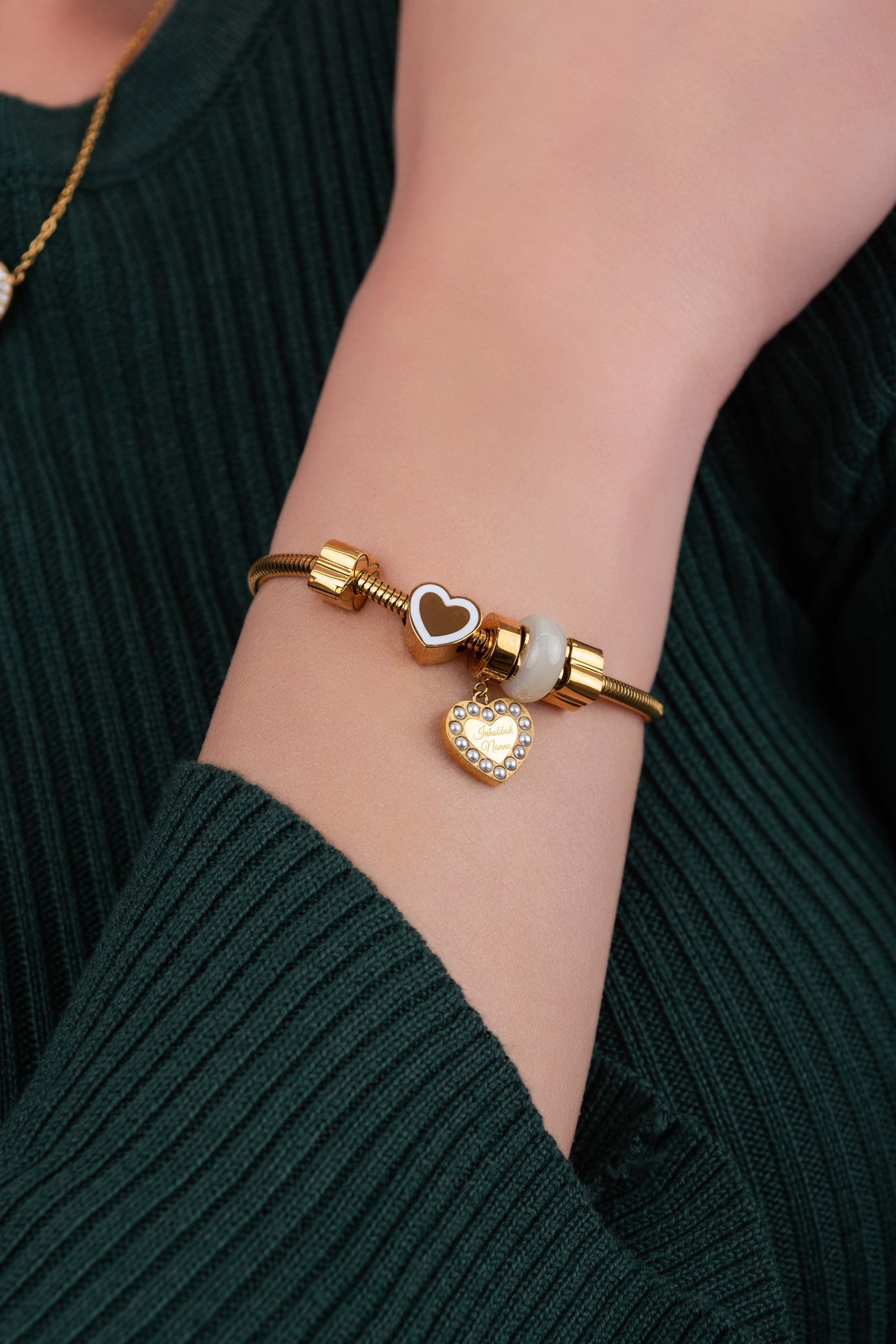 Mother of Pearl Token Charm