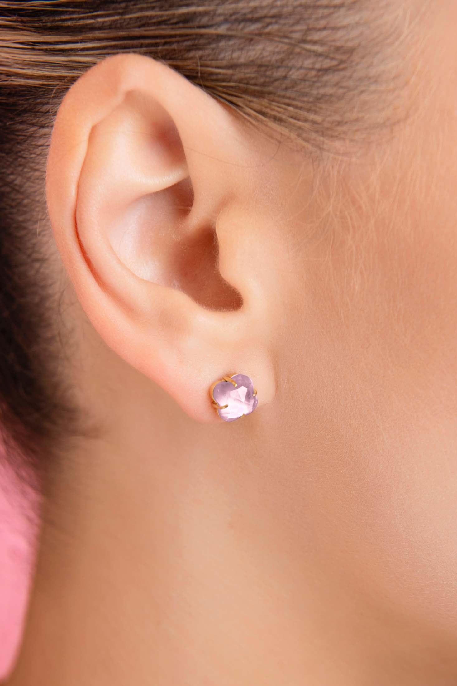 Logo Birthstone Stud Earring Set