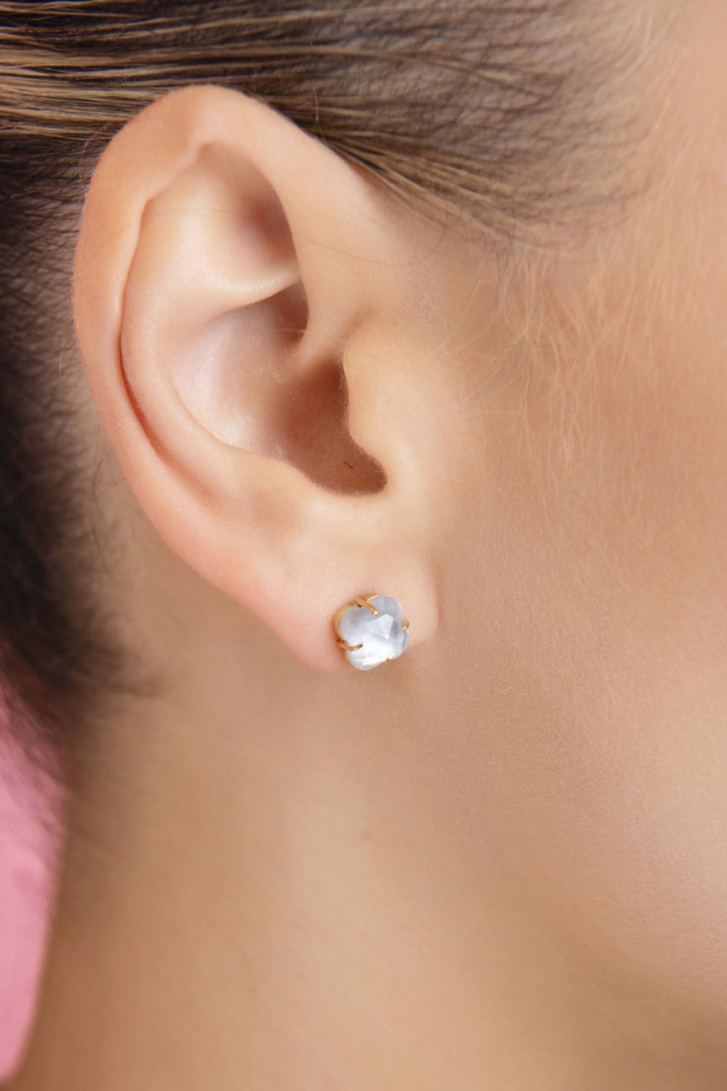 Logo Birthstone Stud Earring Set