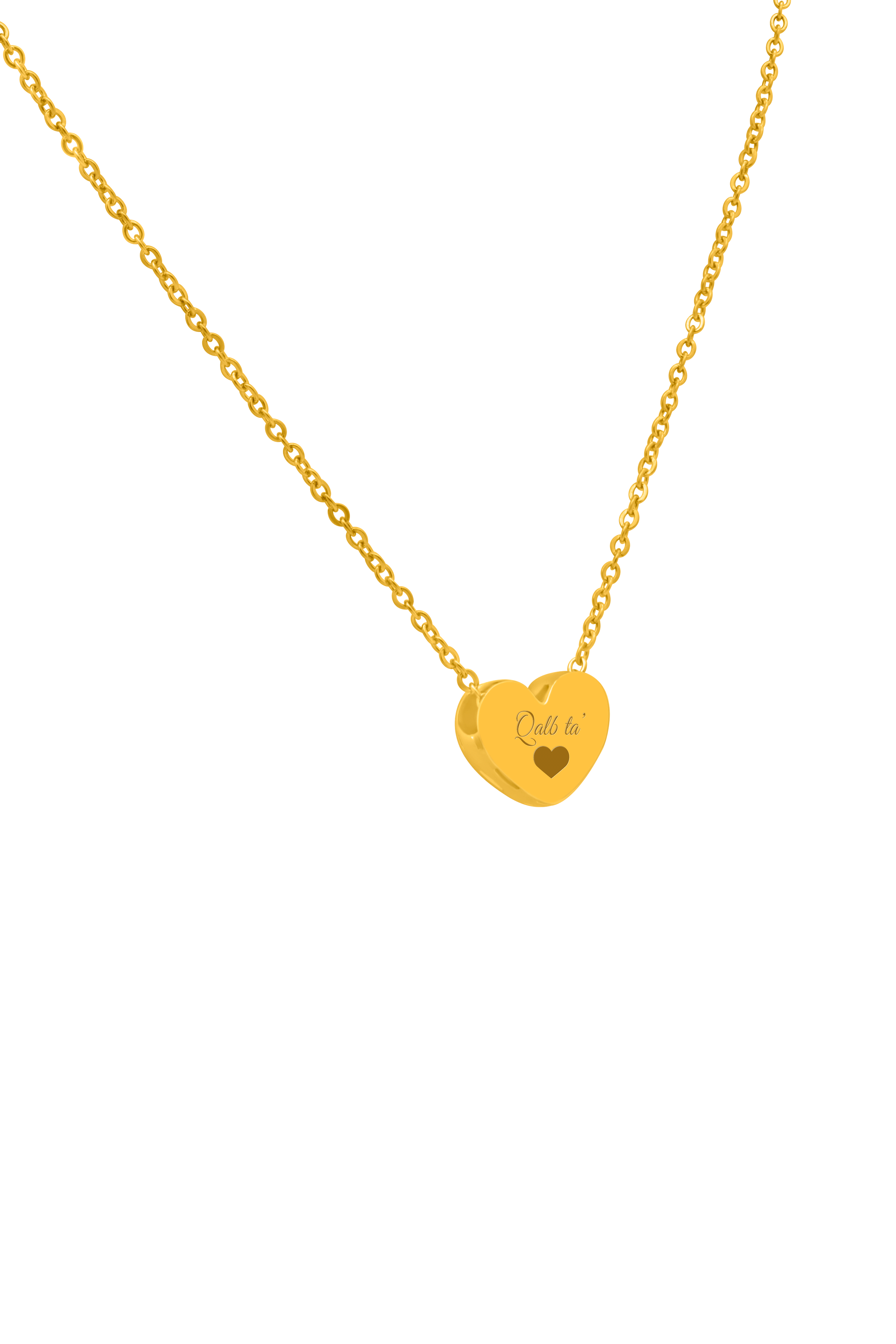 Engravable Heart Necklace