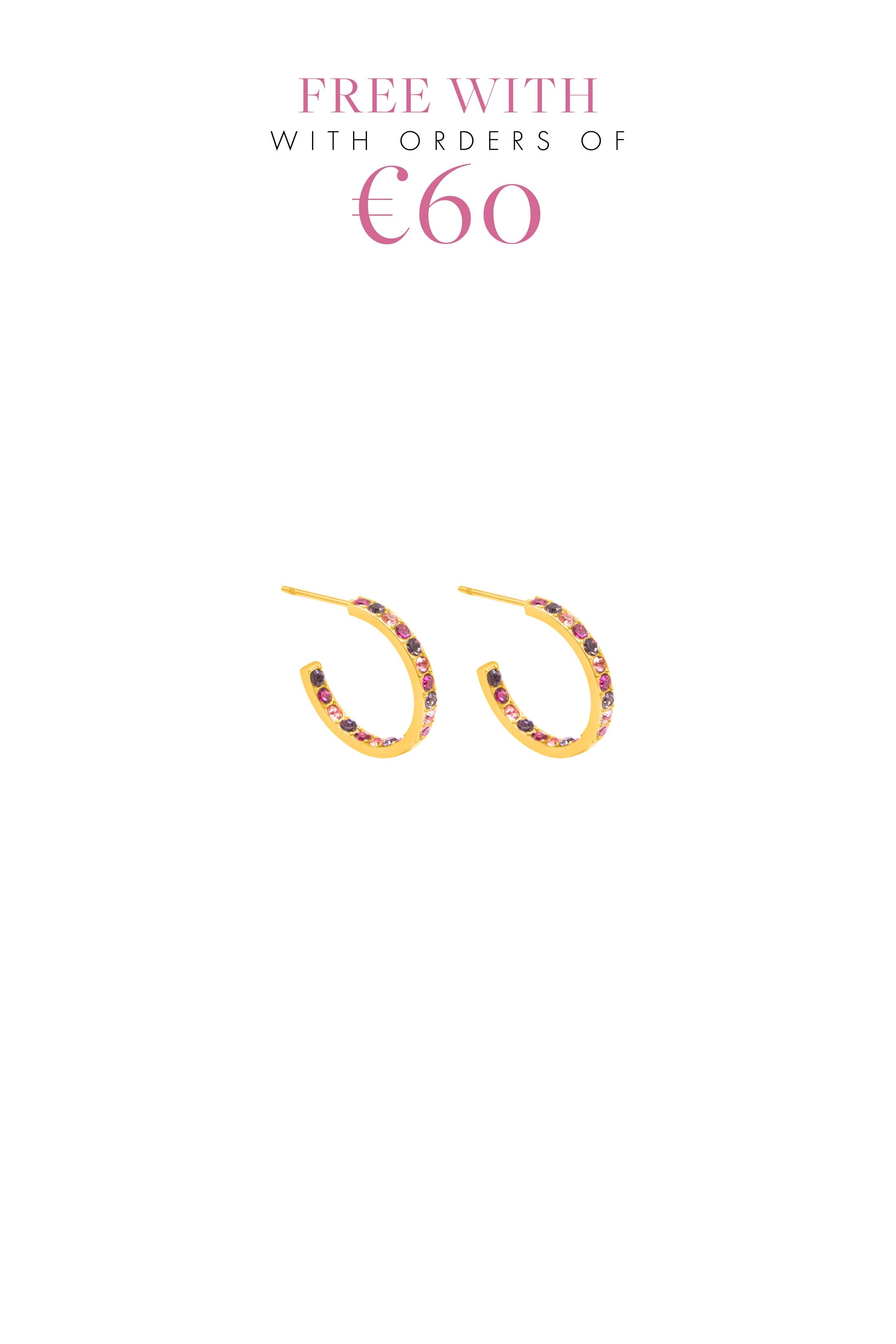Beżżulett Petite Hoop Earring Set