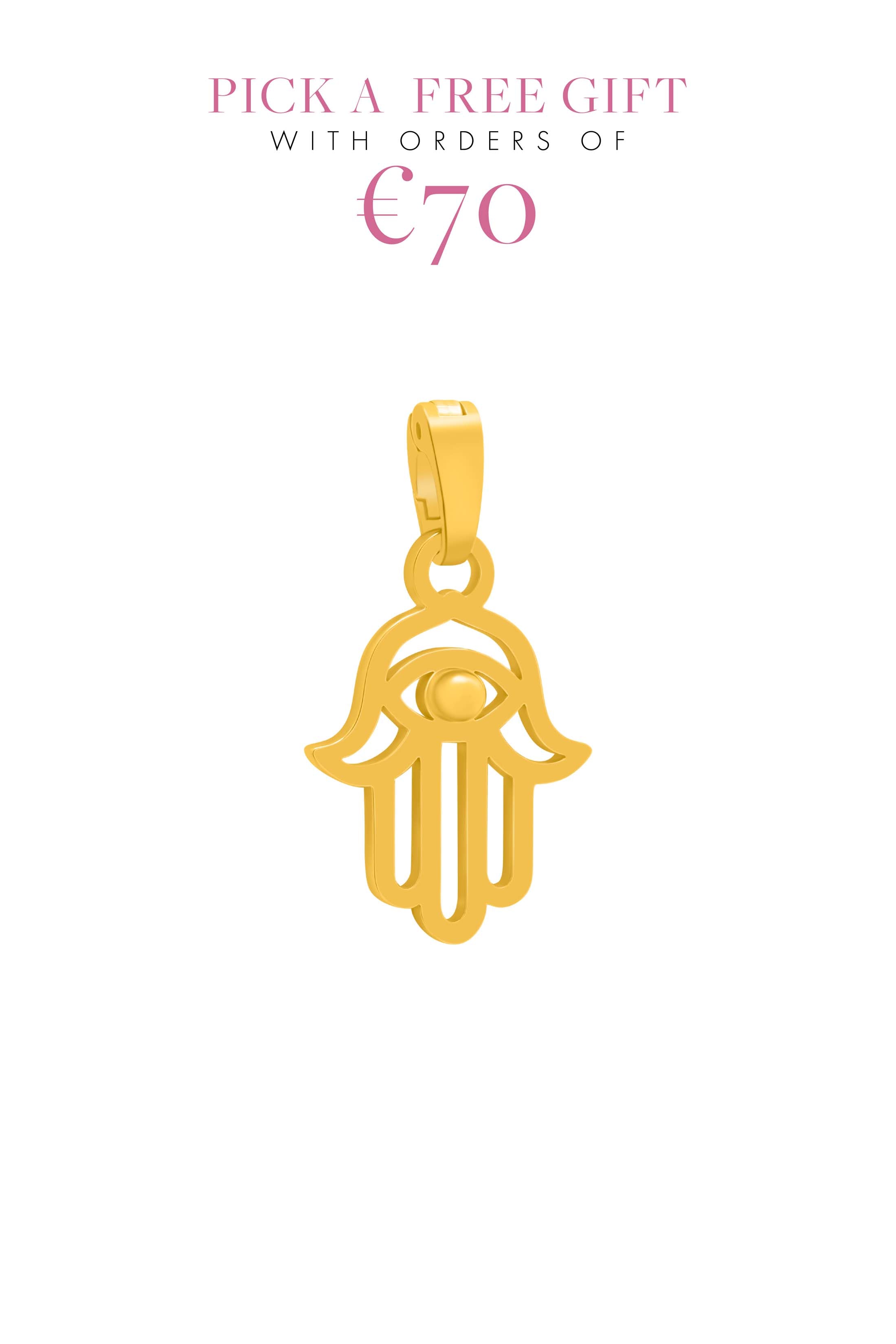 Hamsa Eye Charm Pendant