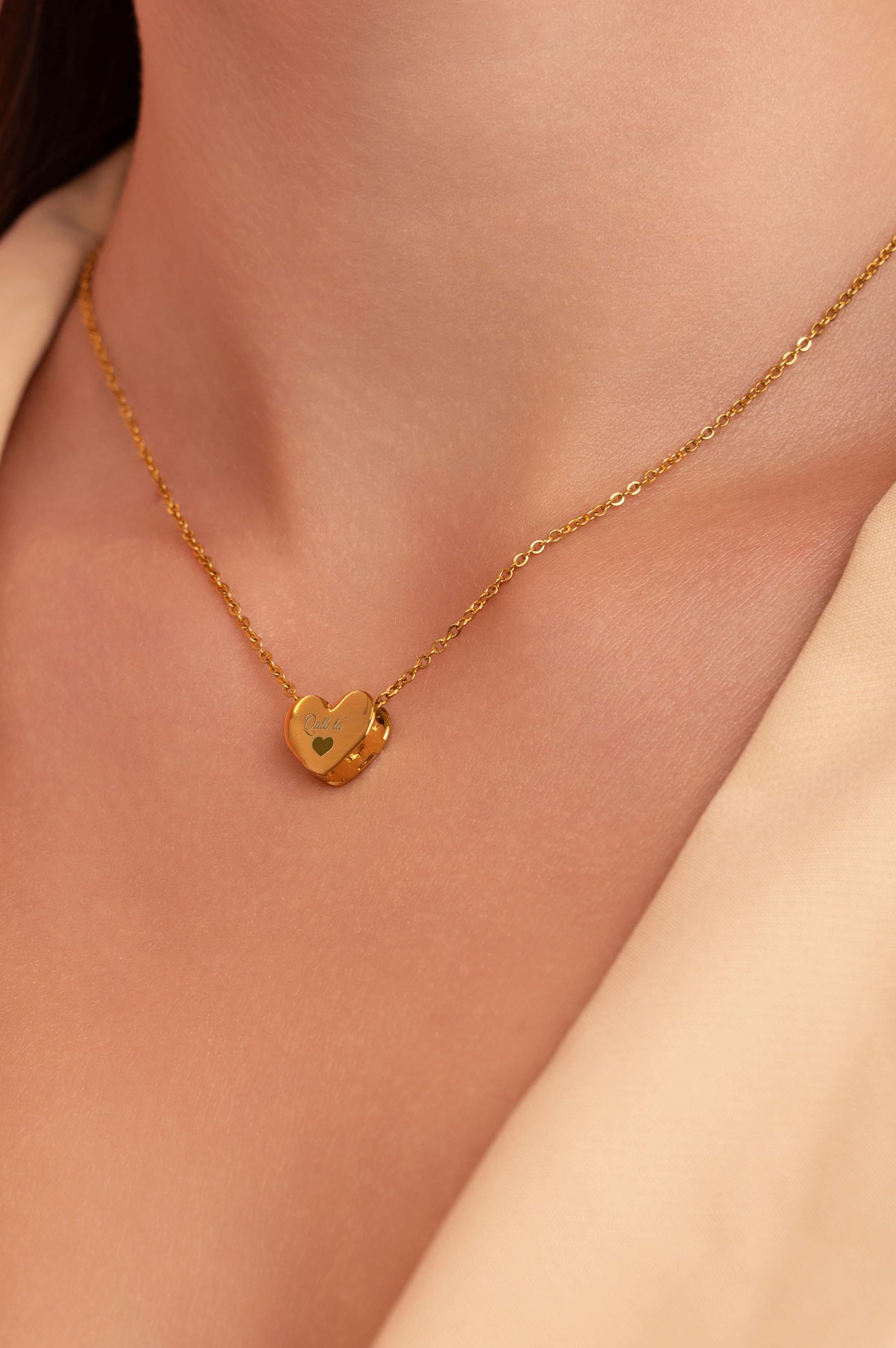 Engravable Heart Necklace