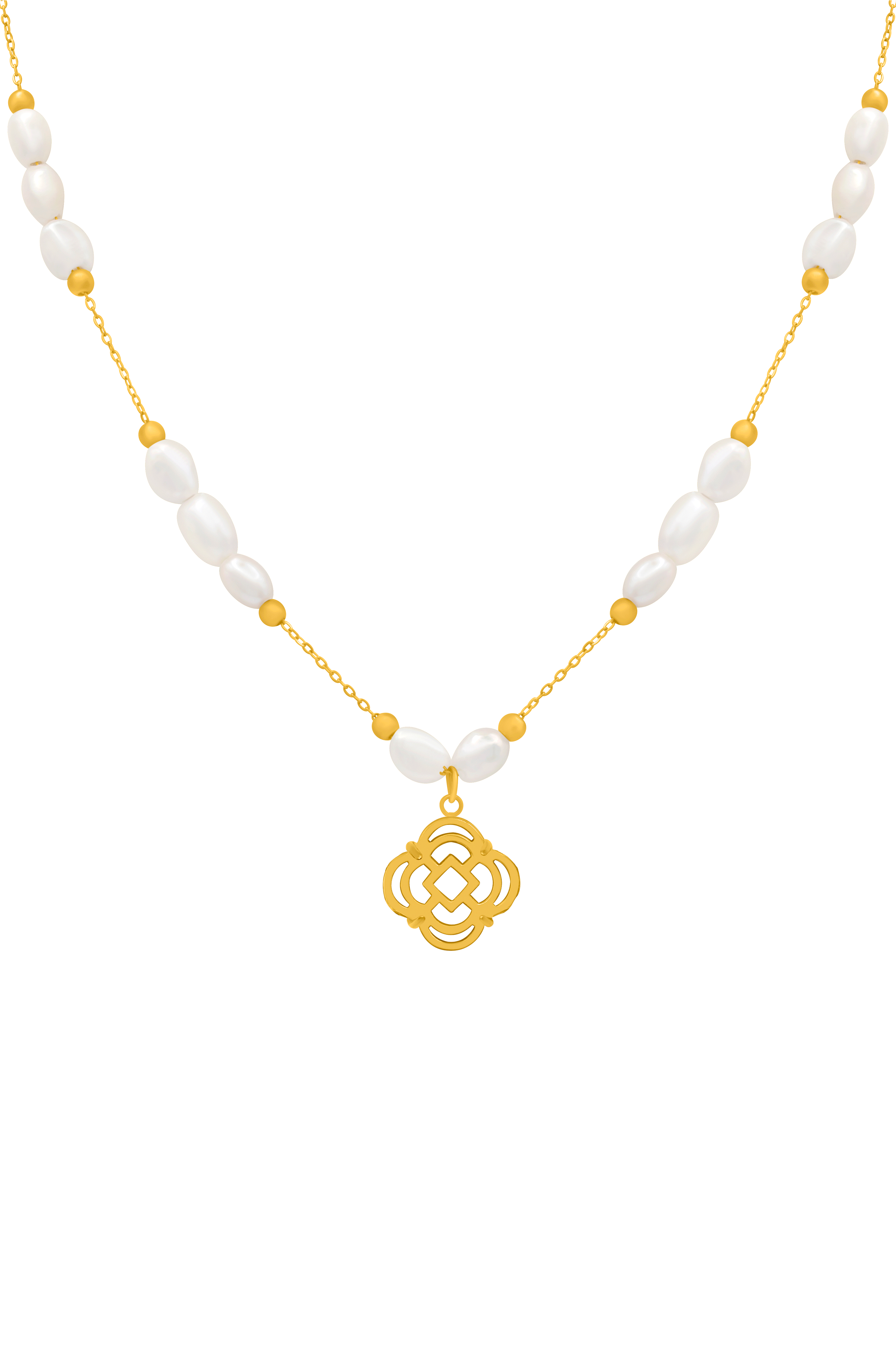 Stone Station Pearl Muse Necklace