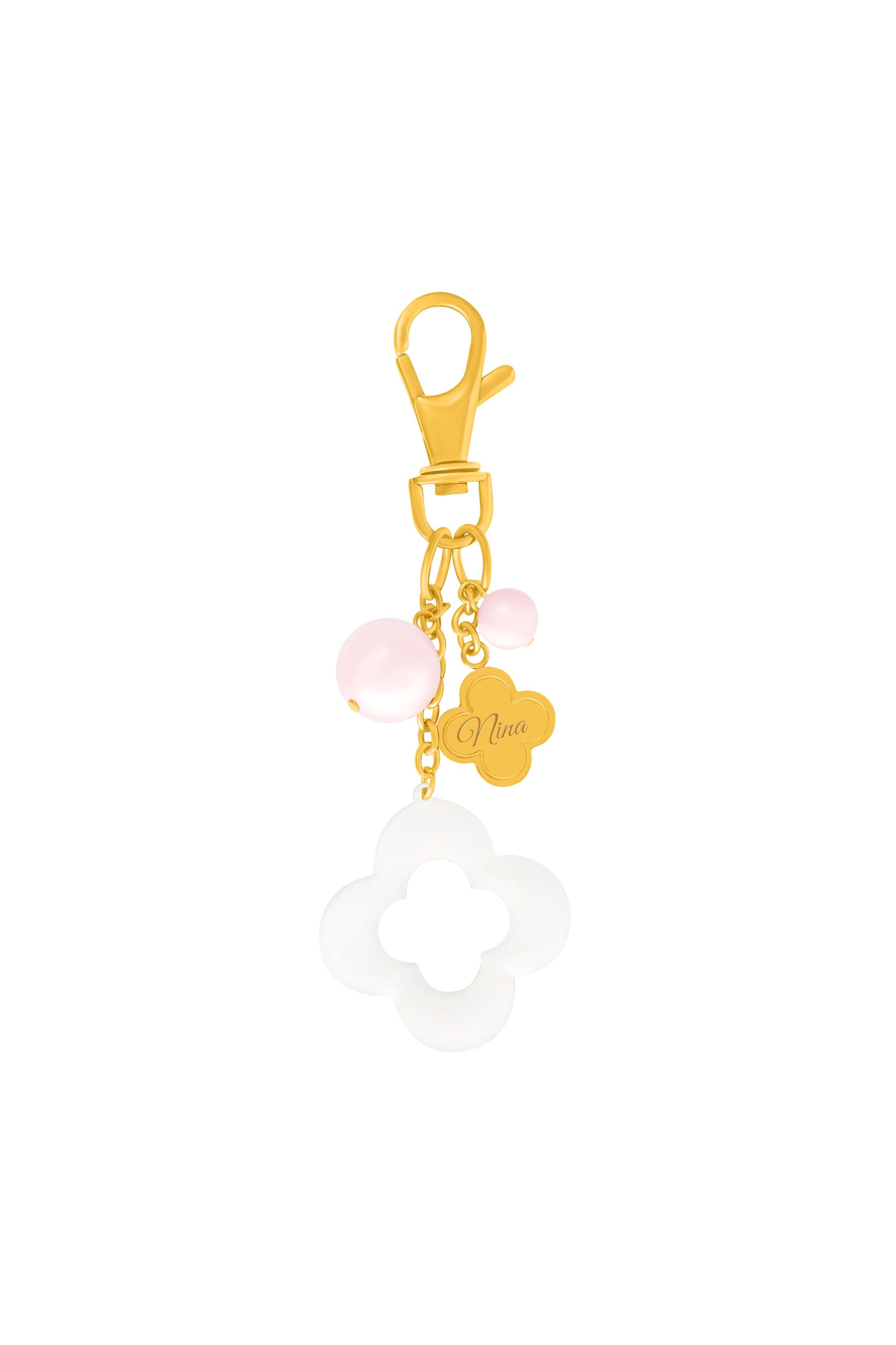 Carisma Pearl Drop & Engravable Bag Charm