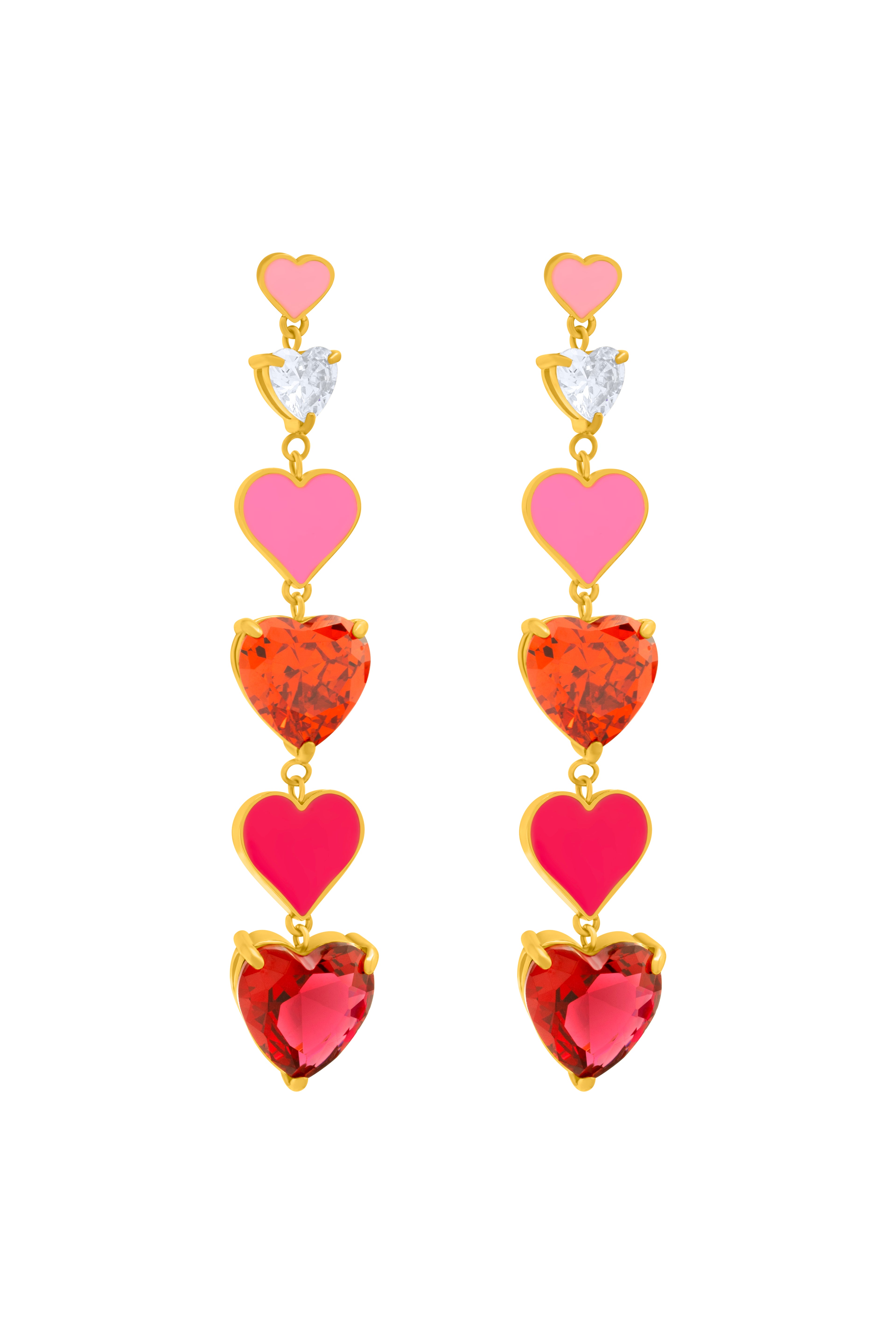 Qlub Drop Stud Earring Set