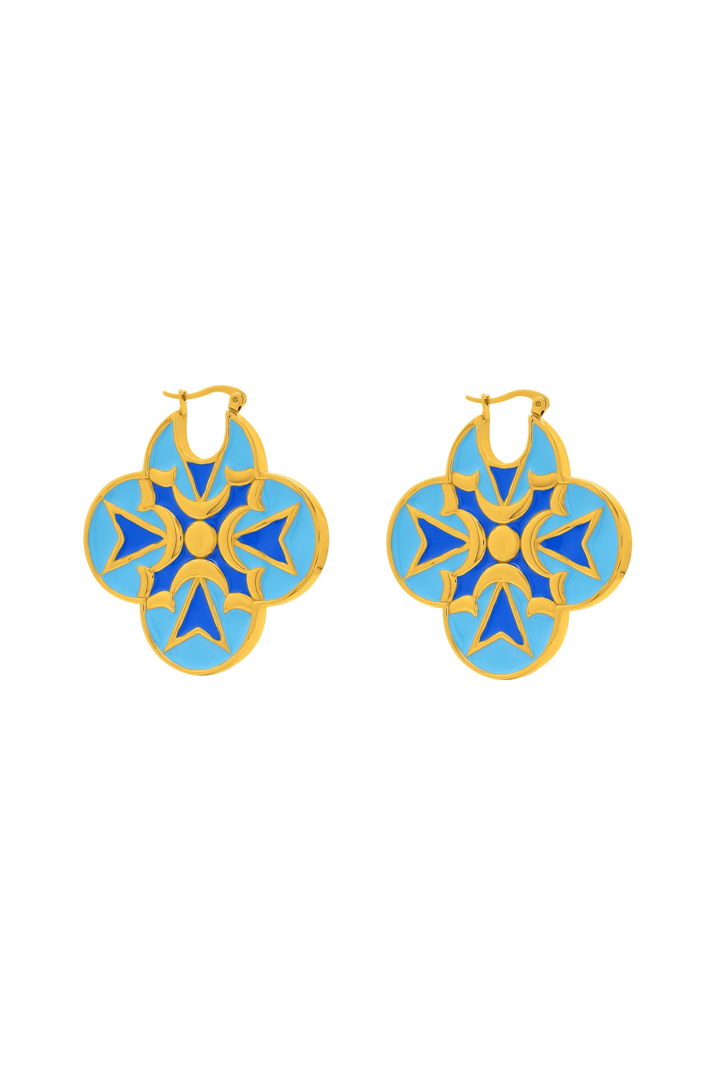 Ċelest Farida Statement Hoop Earring Set
