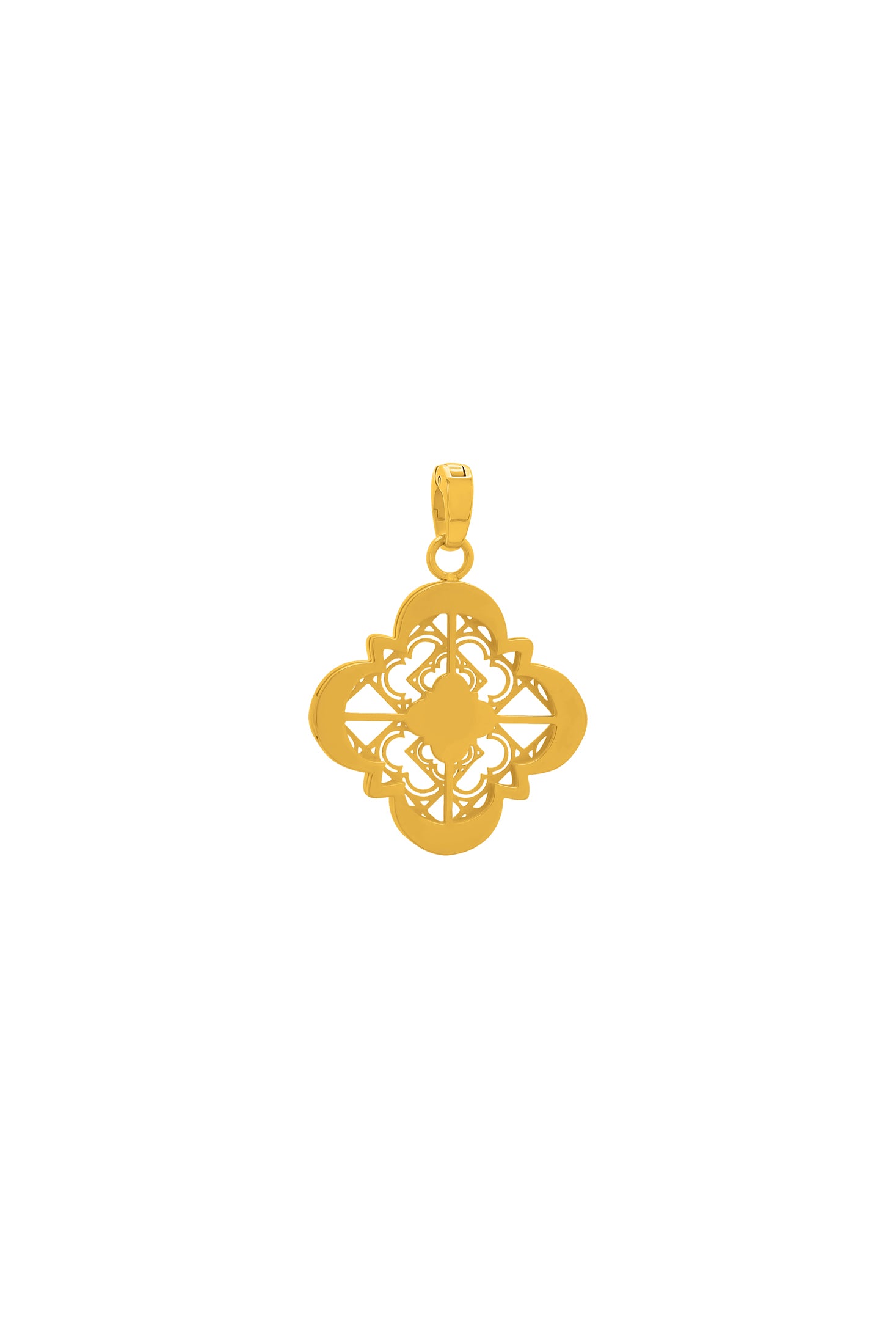 Stone Station Locket Pendant