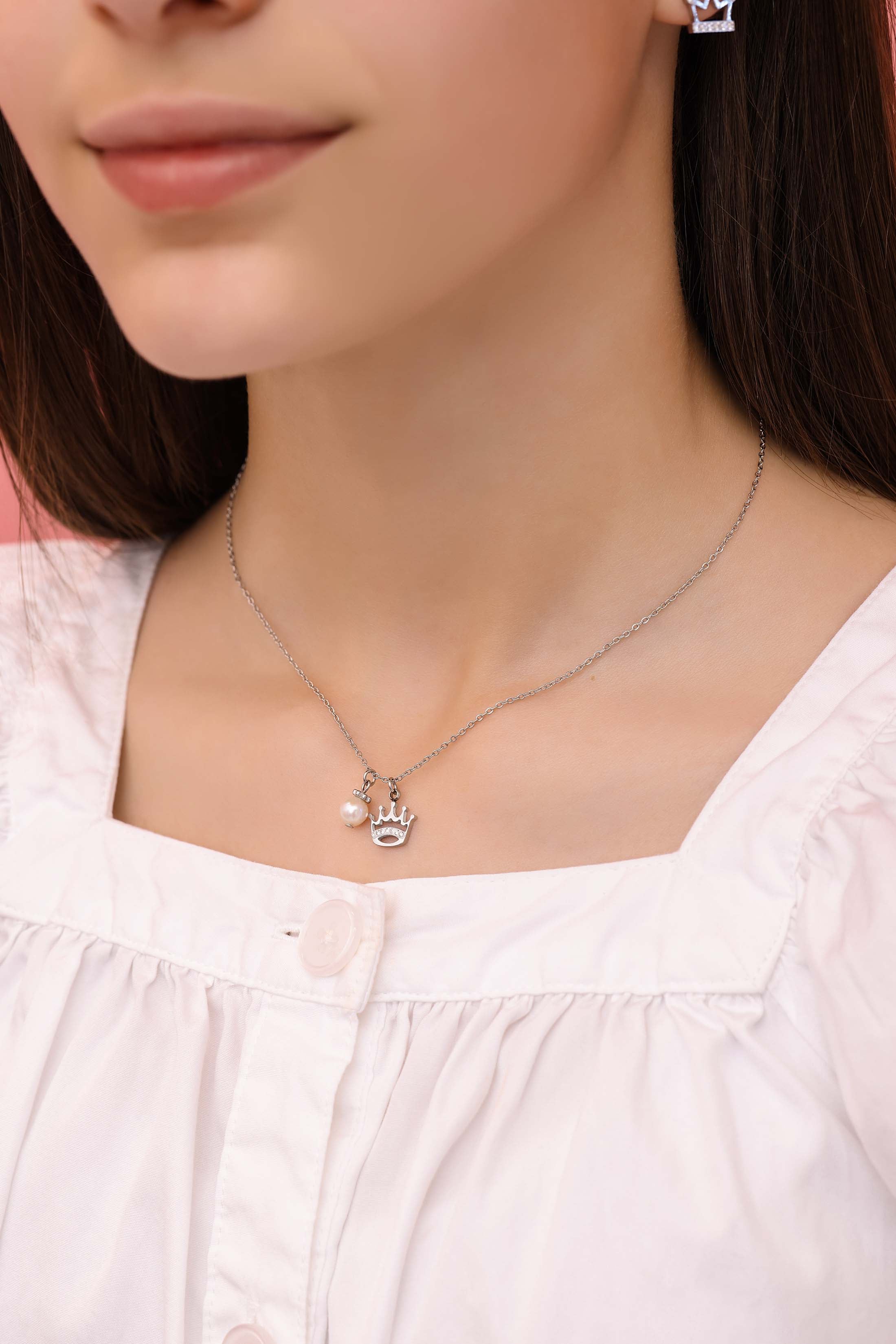 Prinċipessa Silver Necklace