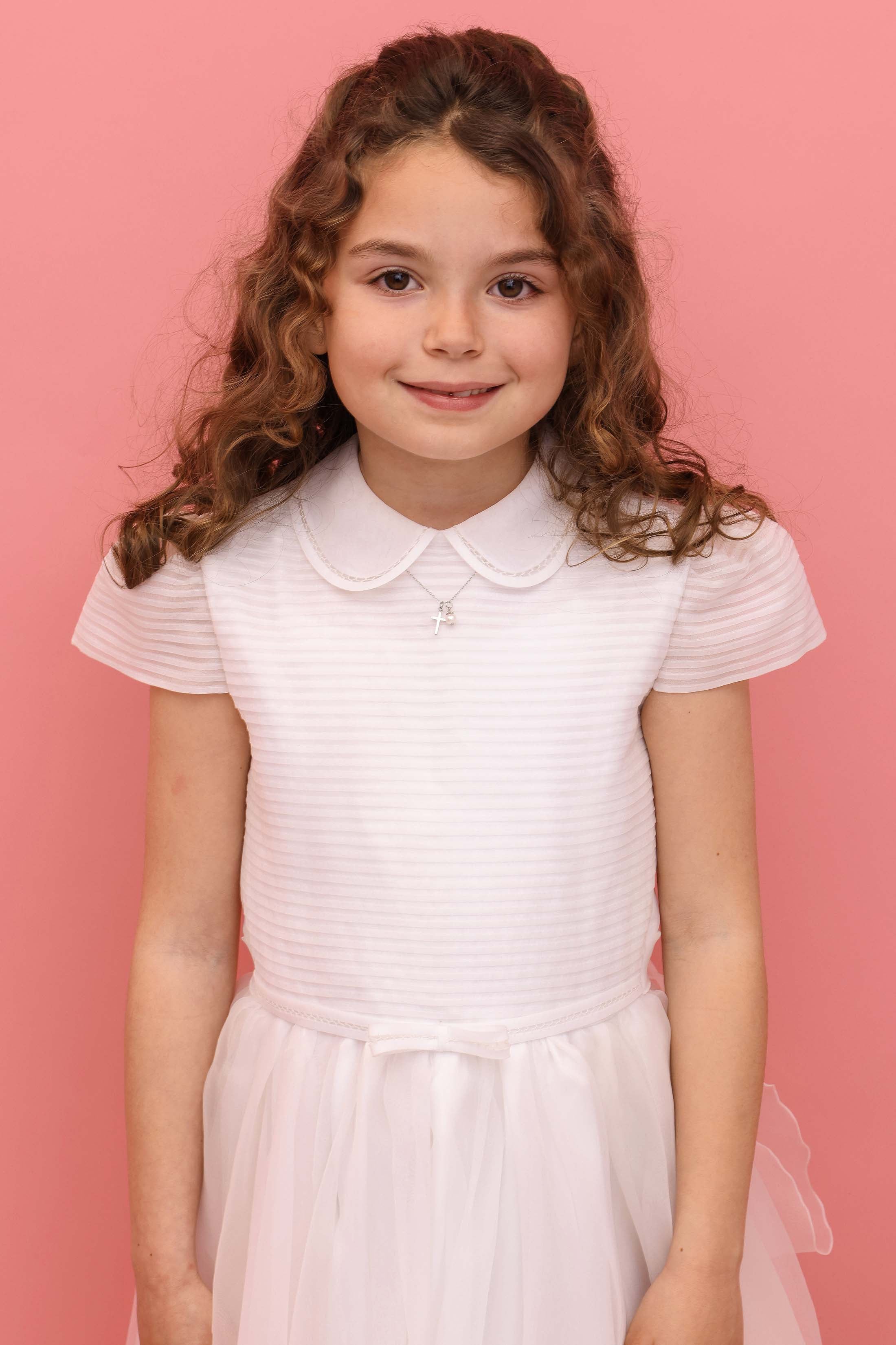 Cross & Pearl Silver Necklace