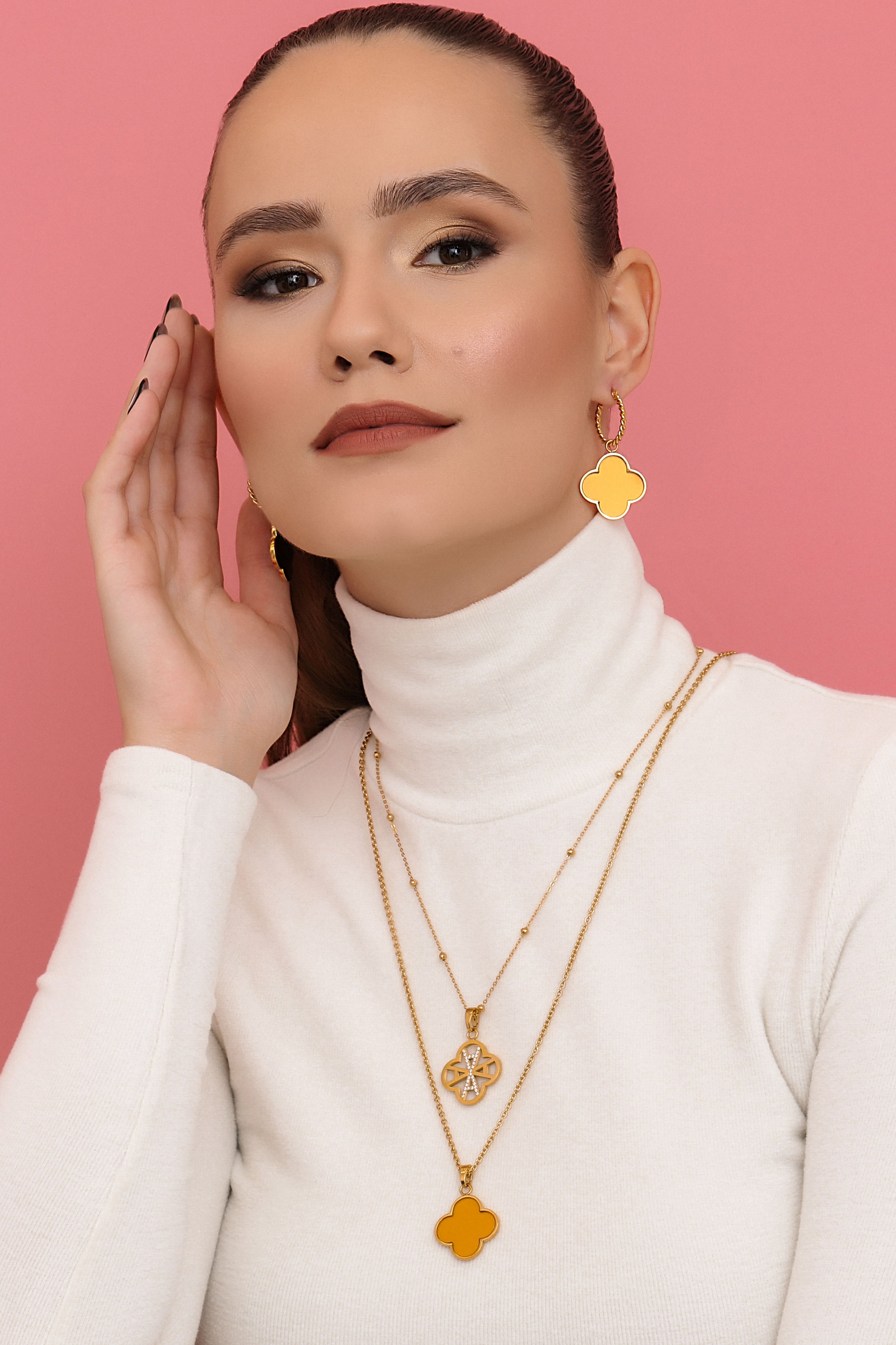 Riflessi Letter Pendant & Birthstone Gift Set