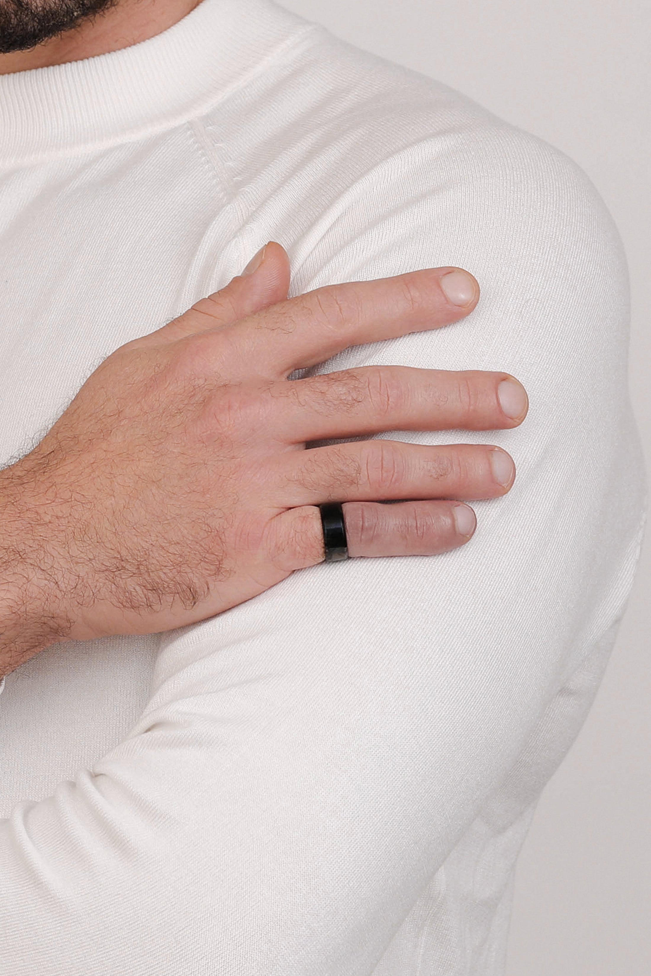 Matte Black Ring