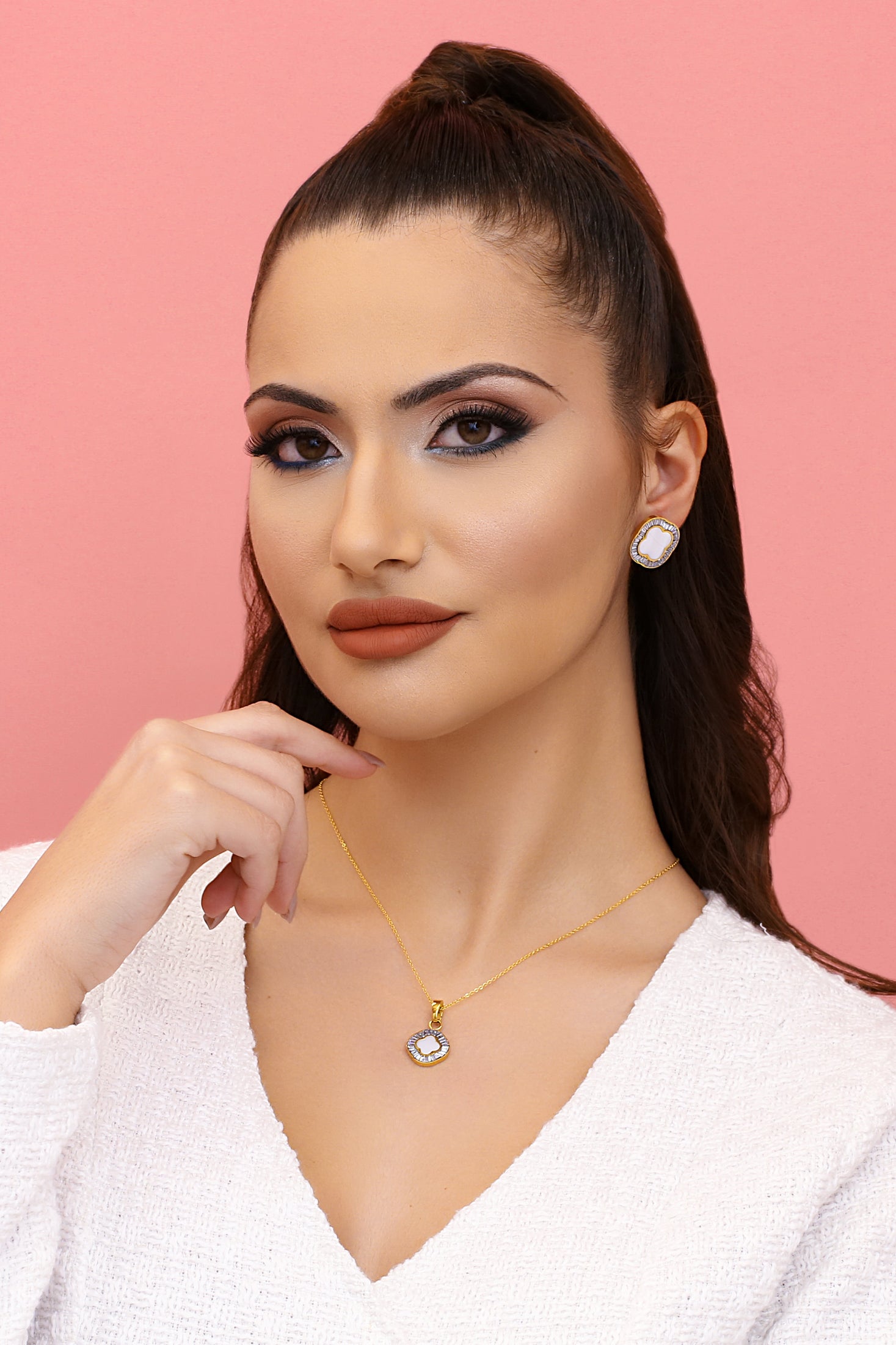 Faniello Ivory Mother of Pearl Pendant