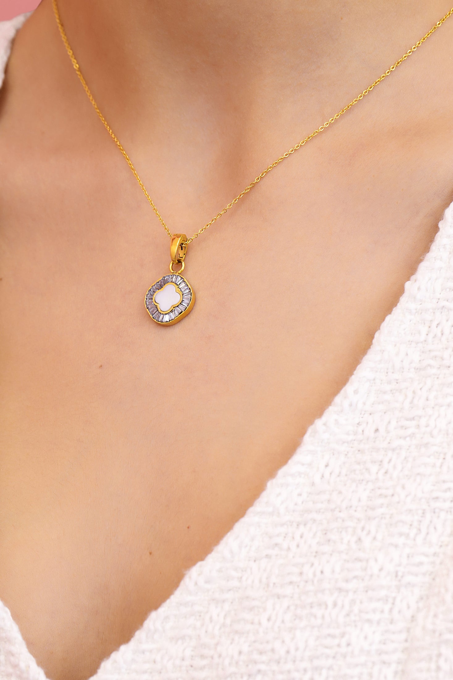 Faniello Ivory Mother of Pearl Pendant