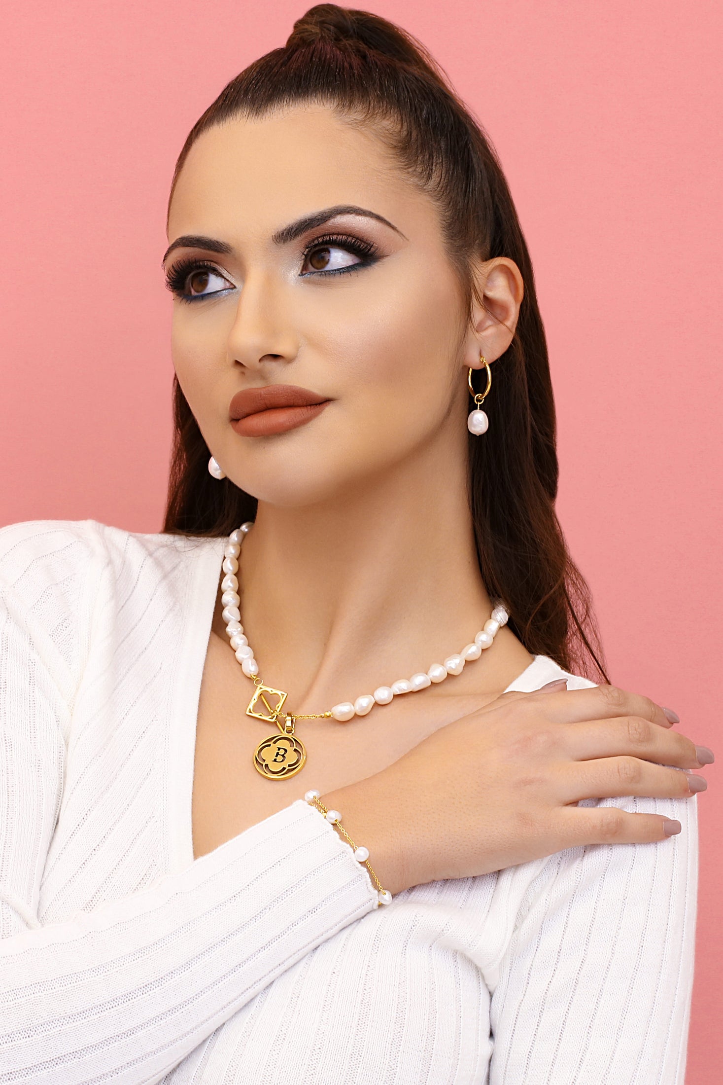 FreshWater Pearl Statement Necklace