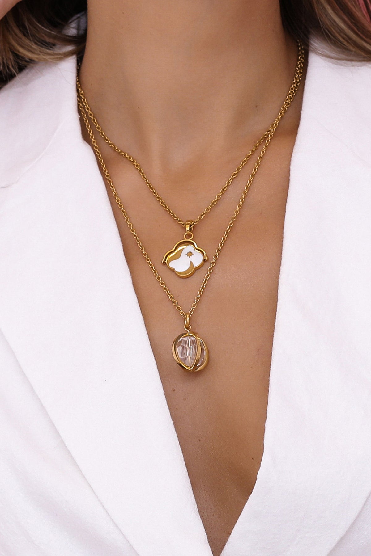 "Wettaq il-Ħolm" Mother of Pearl Engravable Pendant