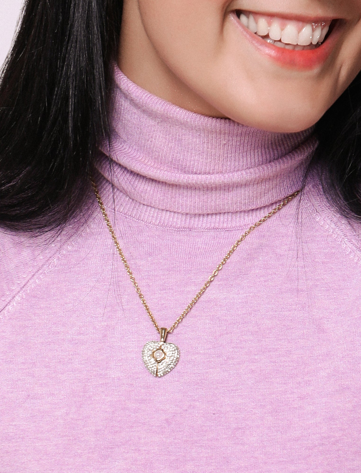 Heart Pavé Engravable Pendant