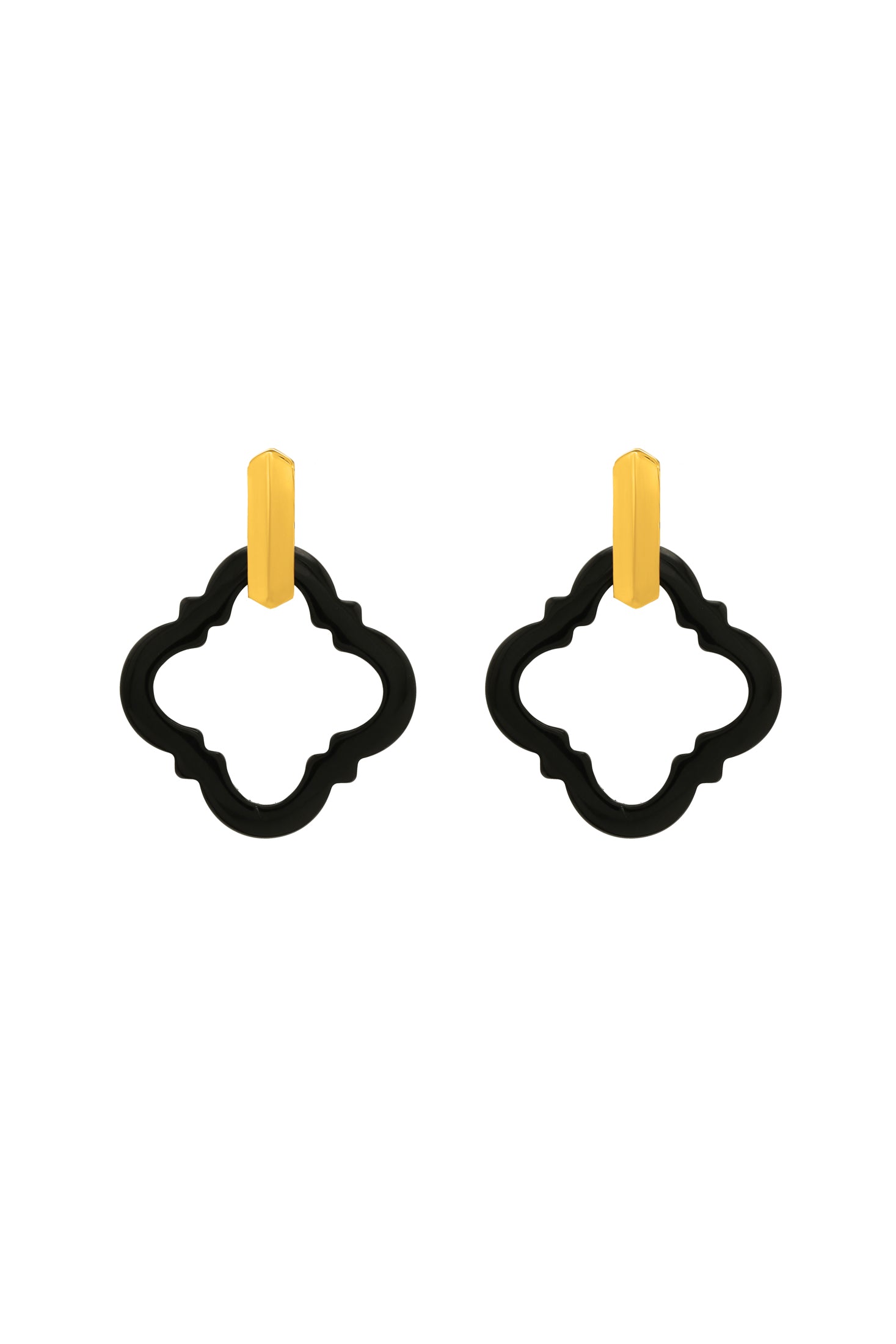 Stone Station Obsidian Carisma Logo Earring Stone