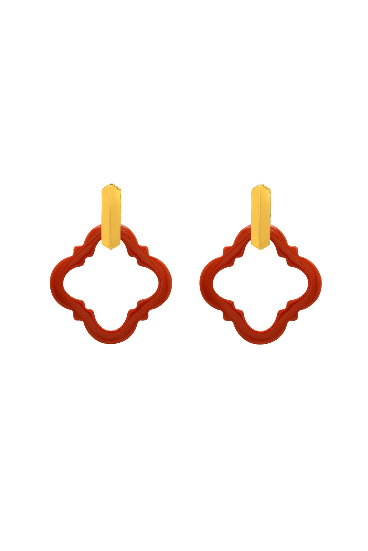 Stone Station Red Carnelian Carisma Logo Earring Stone