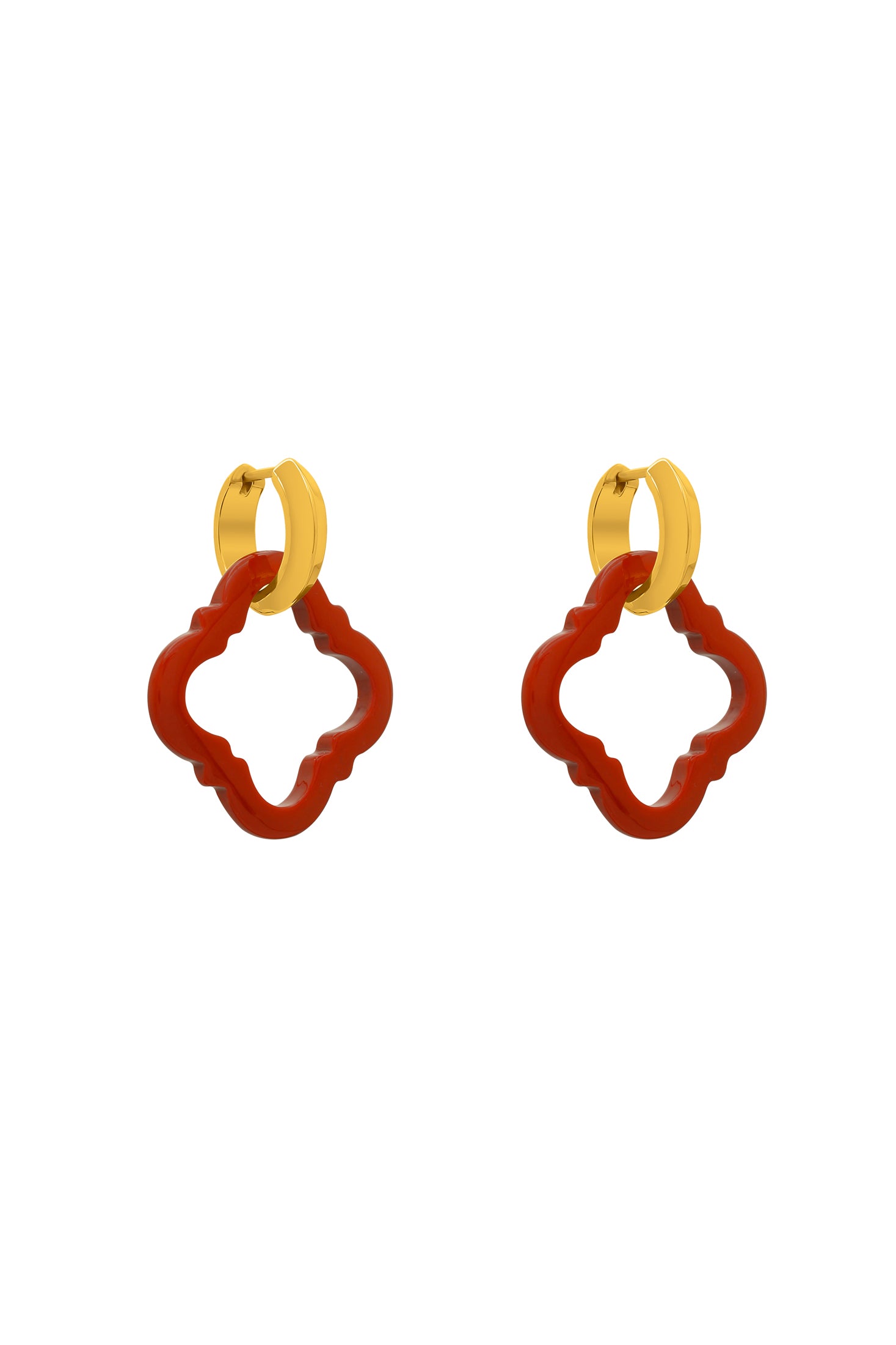 Stone Station Red Carnelian Carisma Logo Earring Stone