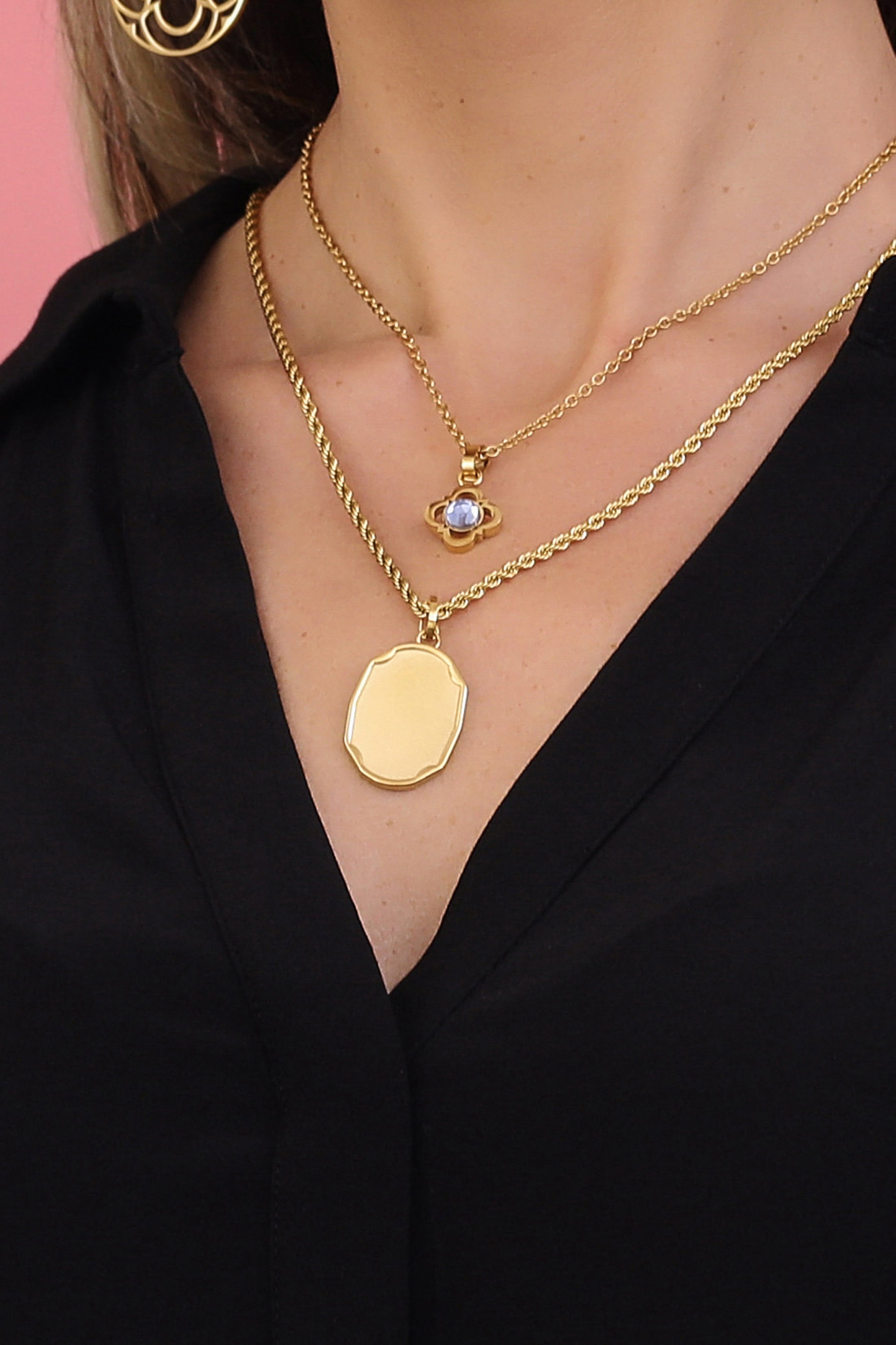 Oblong Engravable Pendant