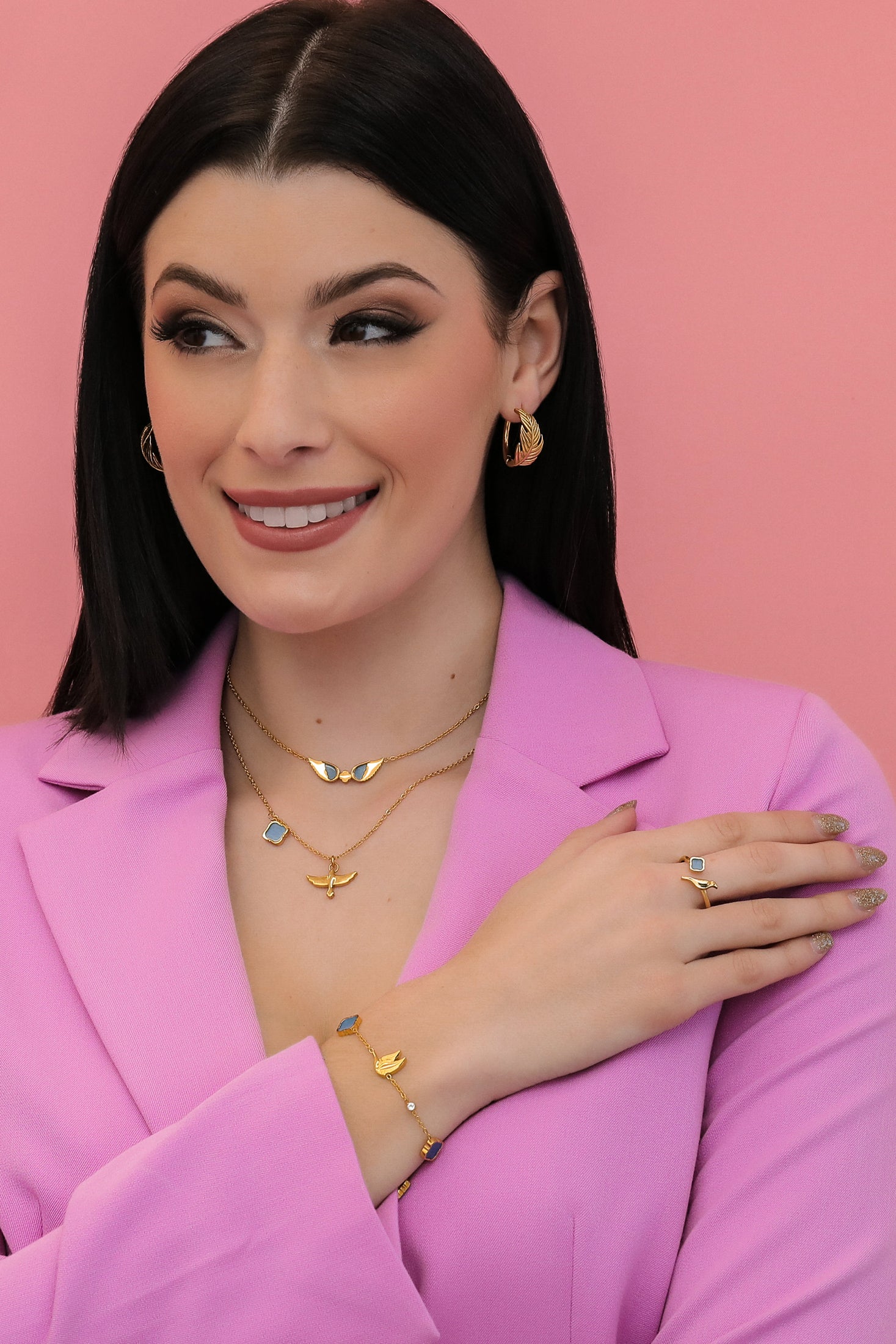 Freedom Petite Hoop Earring Set