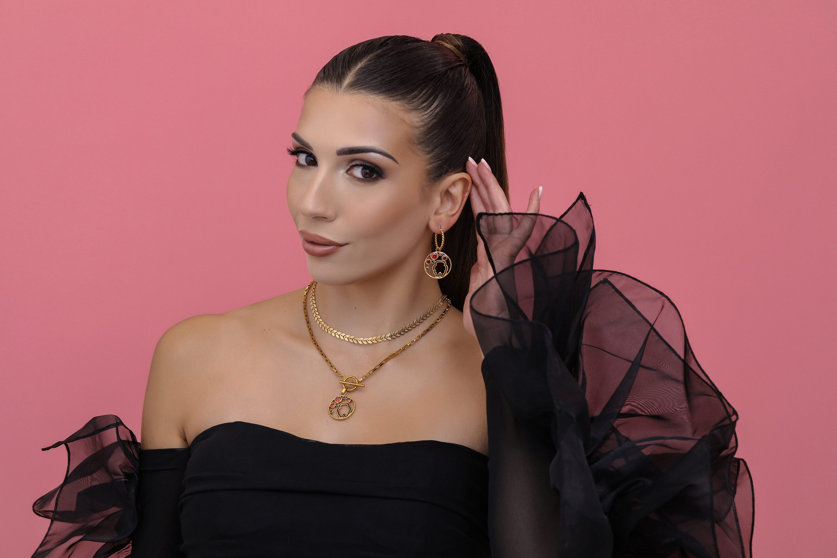 Ħaġar Pendant & Earrings Gift Set