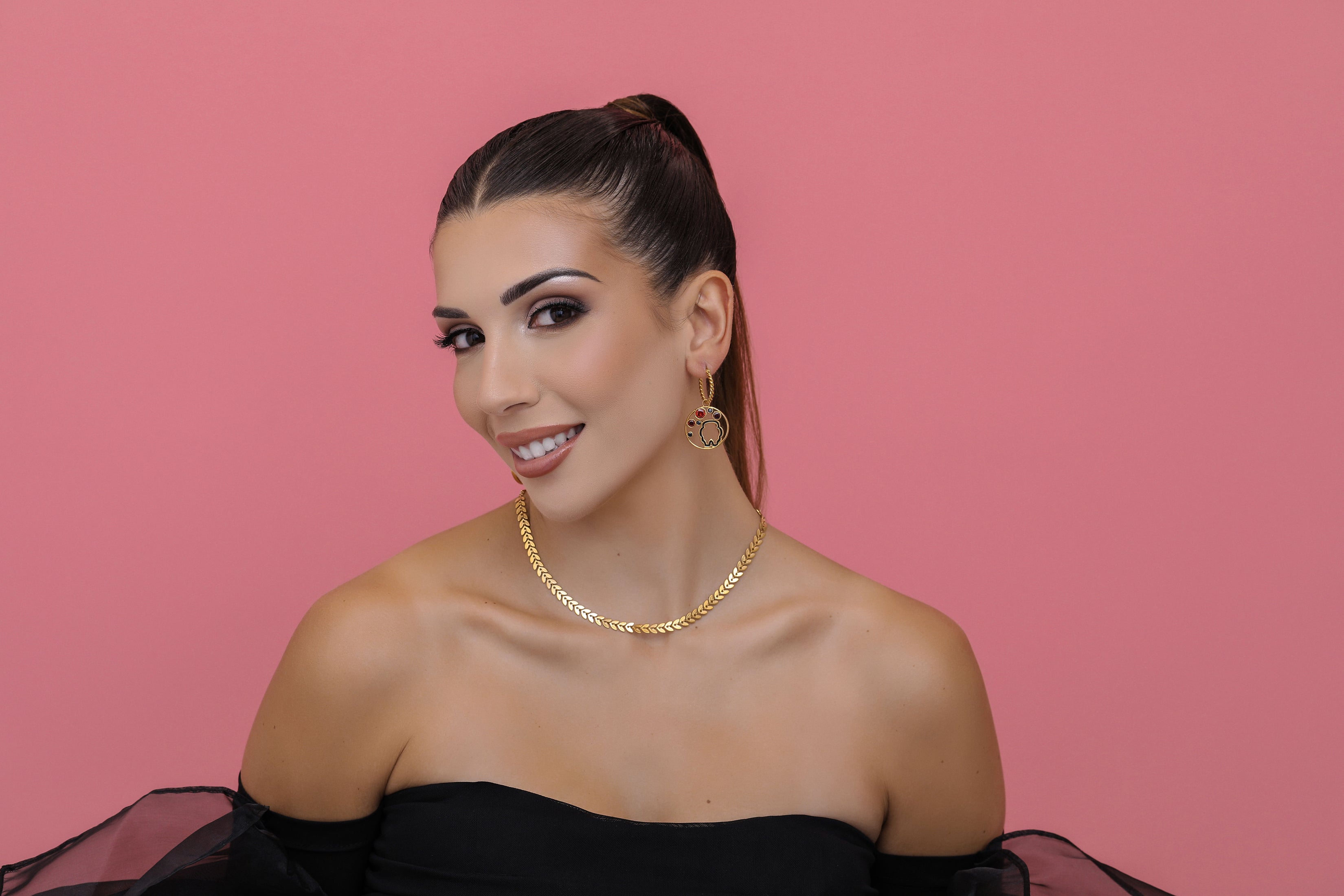 Ħaġar Pendant Earring Set