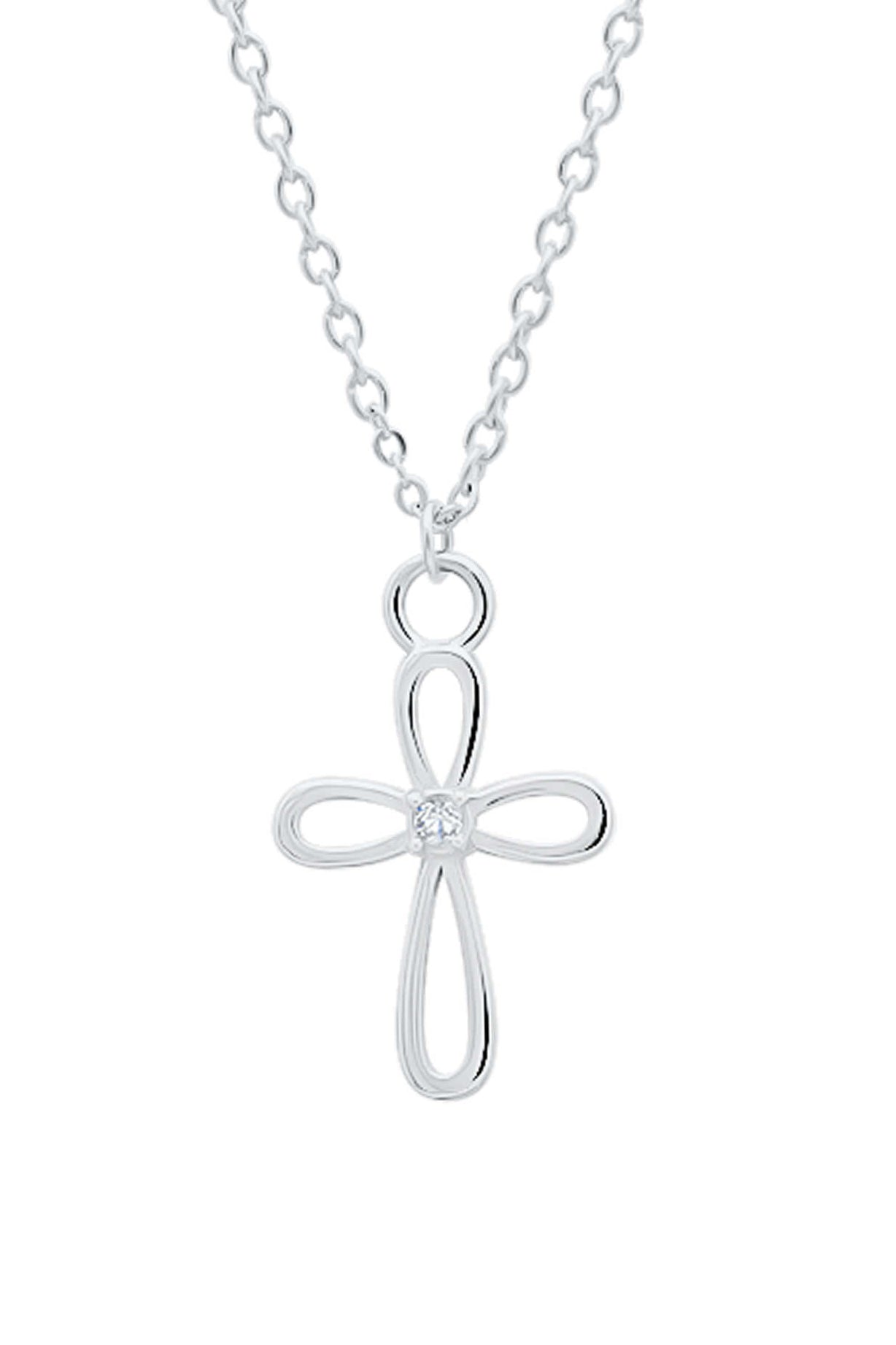 Silver Cross Necklace
