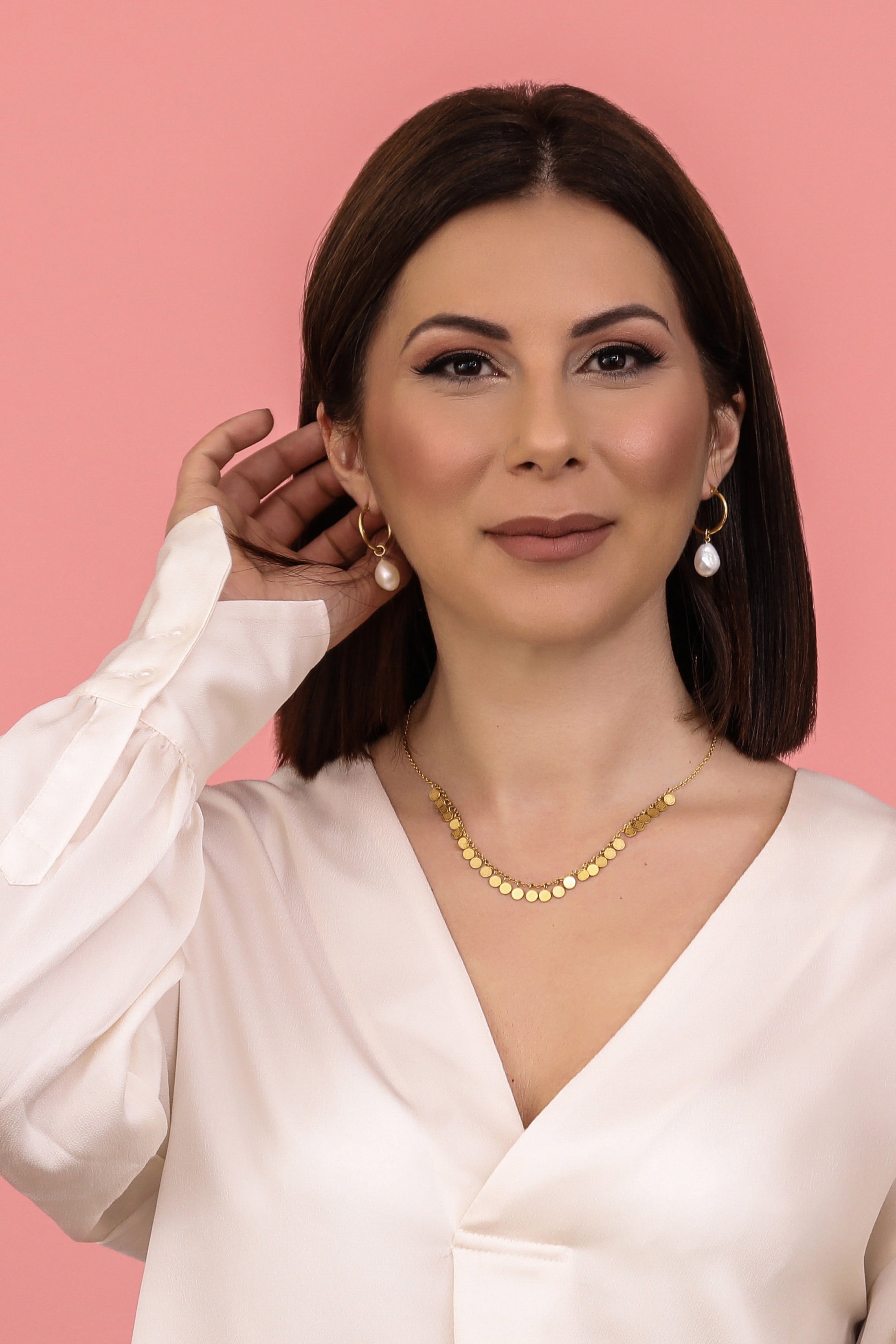 Multiple coin necklace